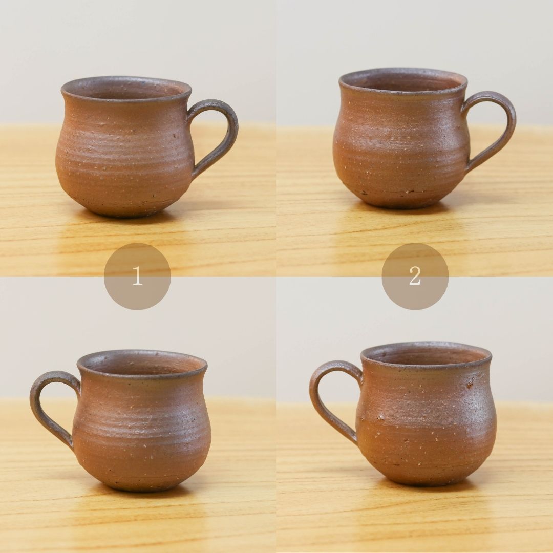 備前焼 | コーヒーカップ1点もの | 紫蘇 | 森一朗