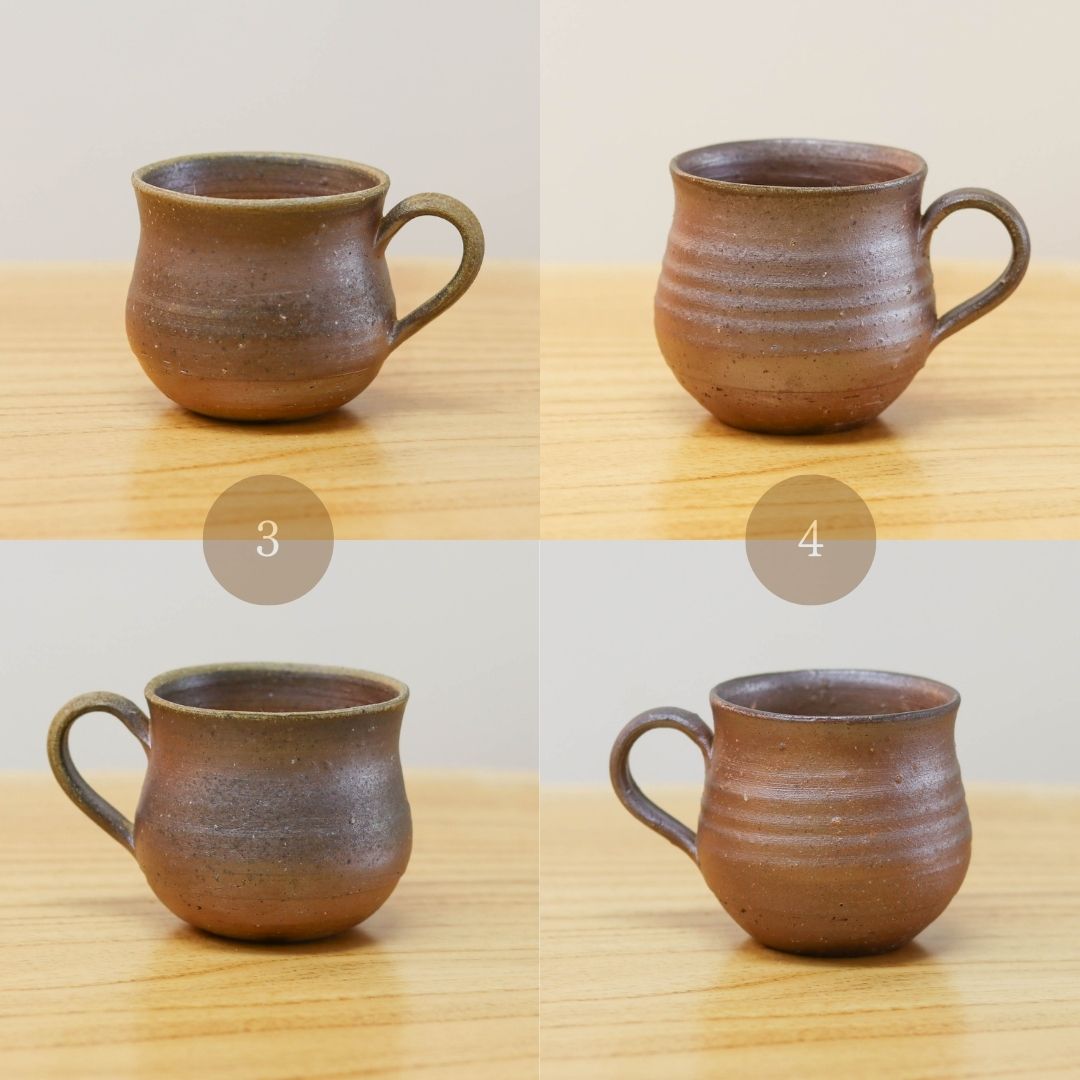 備前焼 | コーヒーカップ1点もの | 紫蘇 | 森一朗