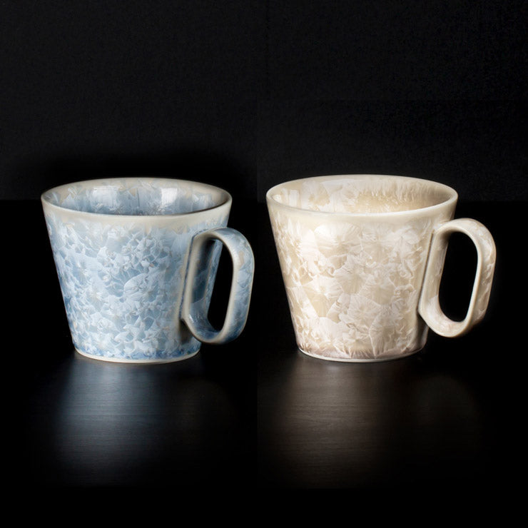 京焼 | 生涯を添い遂げるマグ | 花結晶 ベージュ | Wired beans