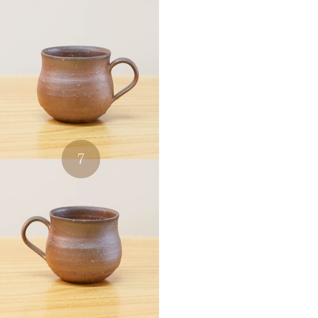備前焼 | コーヒーカップ1点もの | 紫蘇 | 森一朗