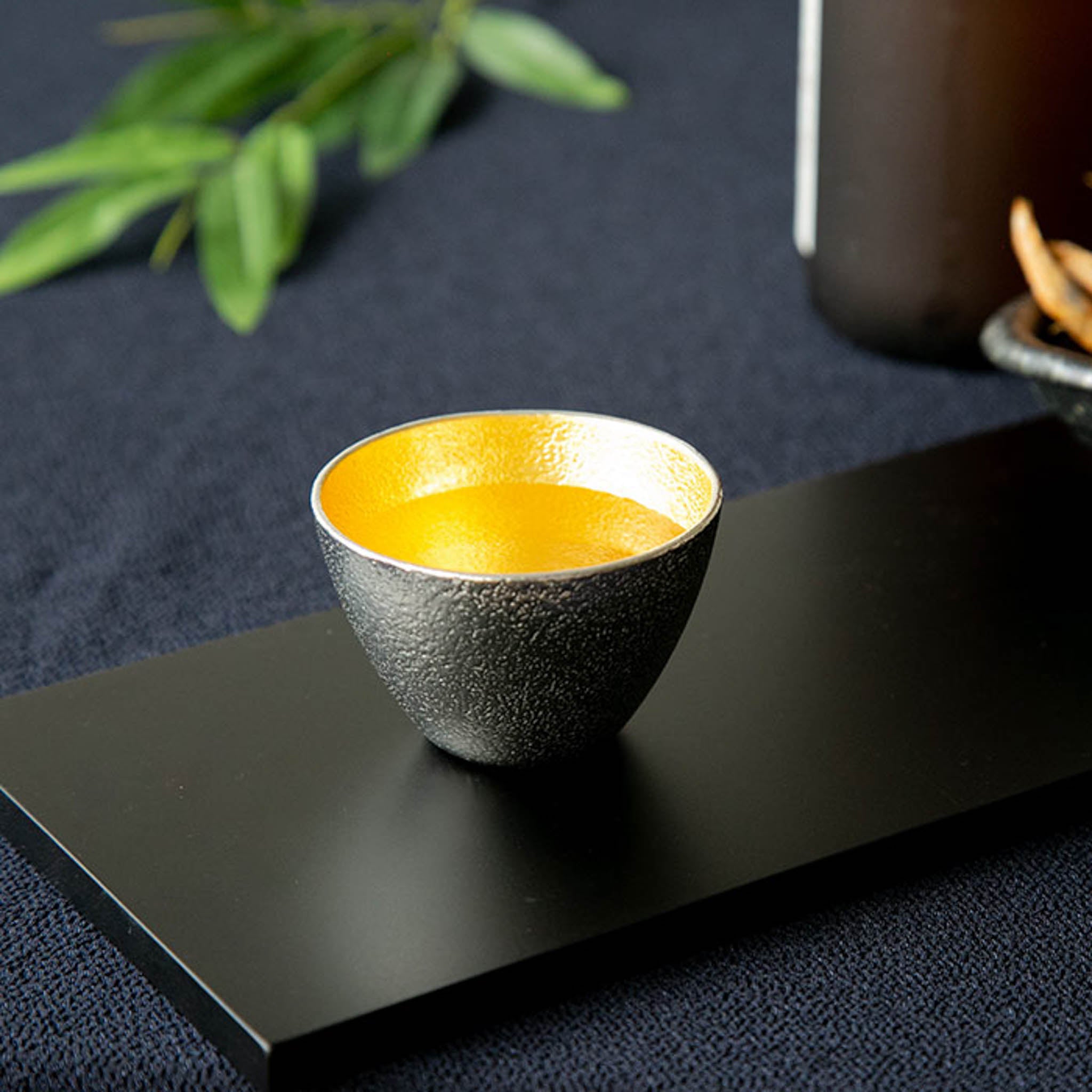 錫器 酒器 | ぐい呑み | 金箔 | 能作