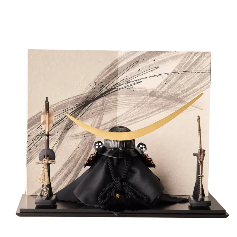 兜飾りセット | 戦国名将 伊達政宗 1/3スケール | 墨流の飾り | 鈴甲子 雄山【26/1/6以降順次配送】