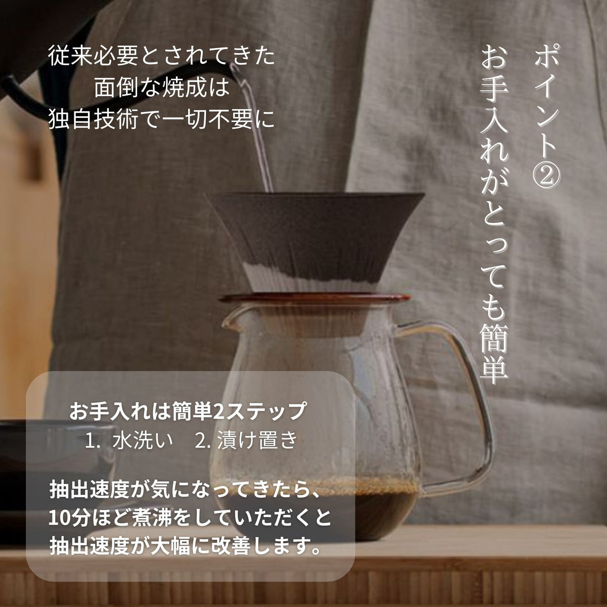 波佐見焼 セラミックコーヒーフィルター | 富士山 | オレンジ | 燦セラ