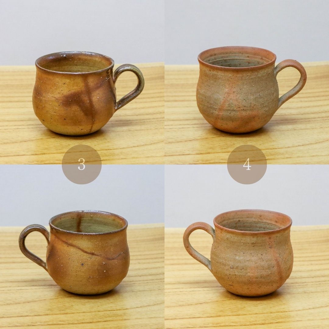 備前焼 | コーヒーカップ 1点もの | 緋襷 ひだすぎ | 森一朗