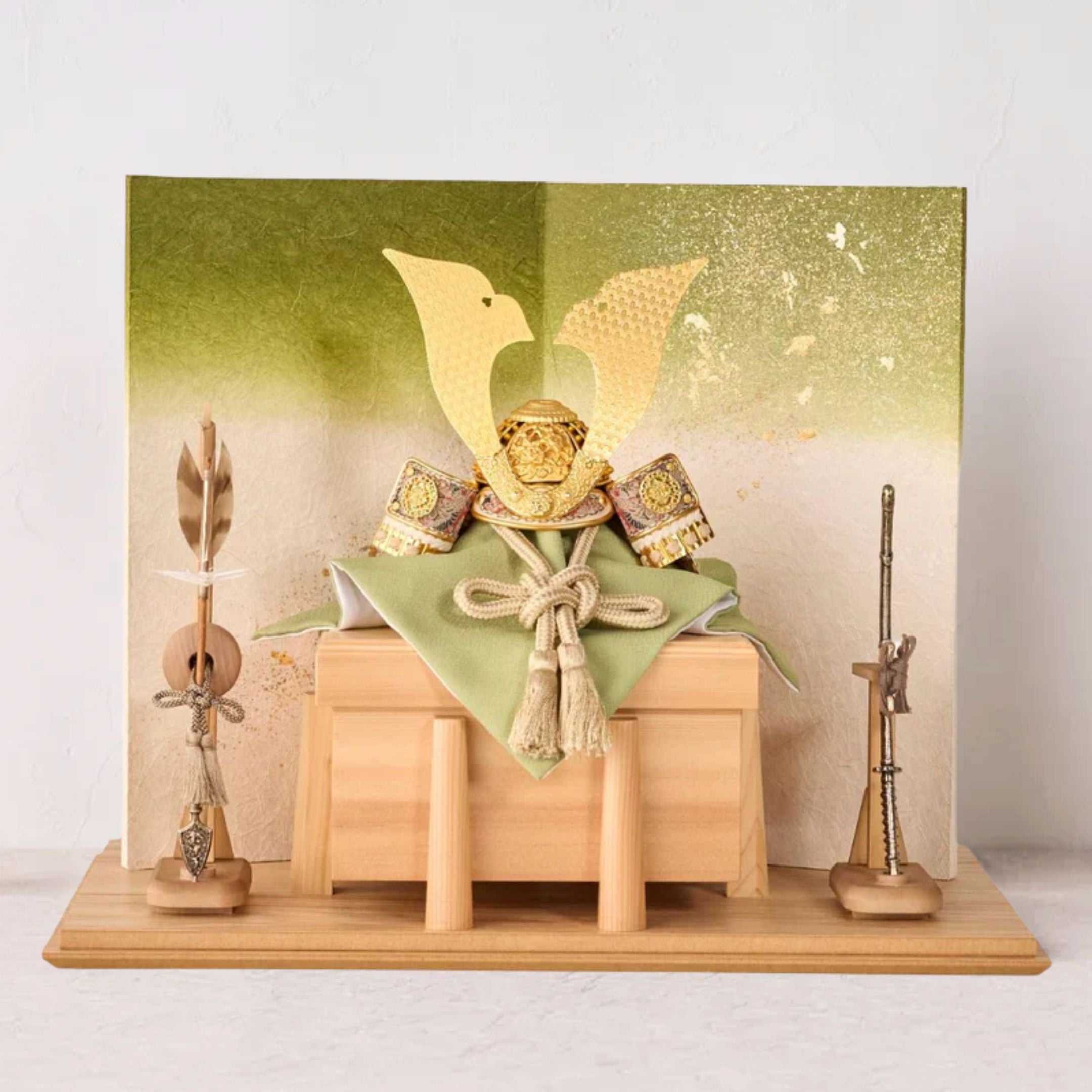 兜飾りセット | 天賦之兜 大地 | 金翠の飾り | 鈴甲子 雄山【26/1/6以降順次配送】