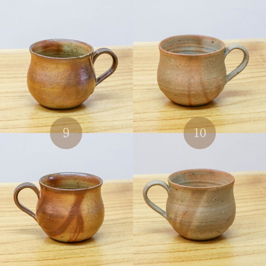 備前焼 | コーヒーカップ 1点もの | 緋襷 ひだすぎ | 森一朗
