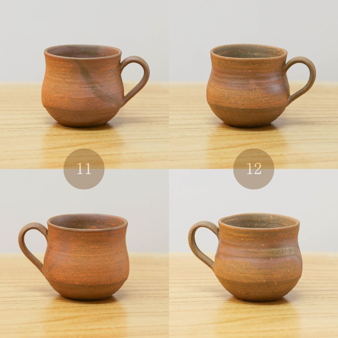 備前焼 | コーヒーカップ 1点もの | 緋襷 ひだすぎ | 森一朗