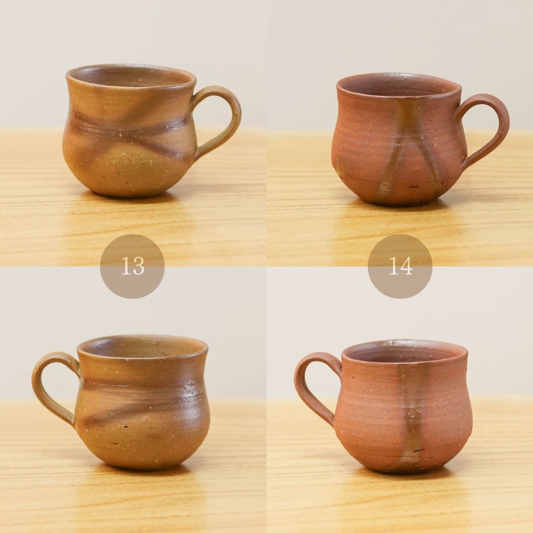 備前焼 | コーヒーカップ 1点もの | 緋襷 ひだすぎ | 森一朗
