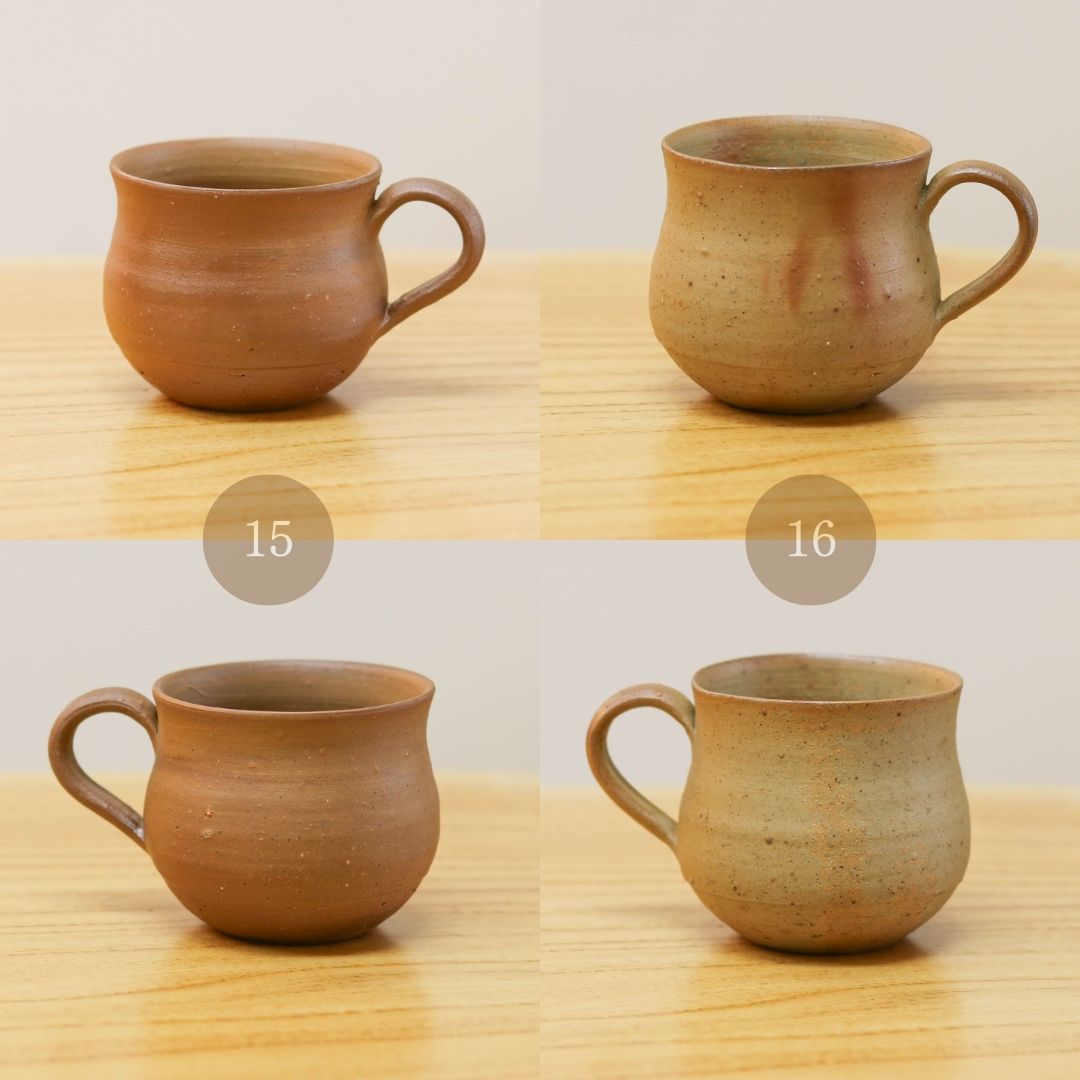 備前焼 | コーヒーカップ 1点もの | 緋襷 ひだすぎ | 森一朗