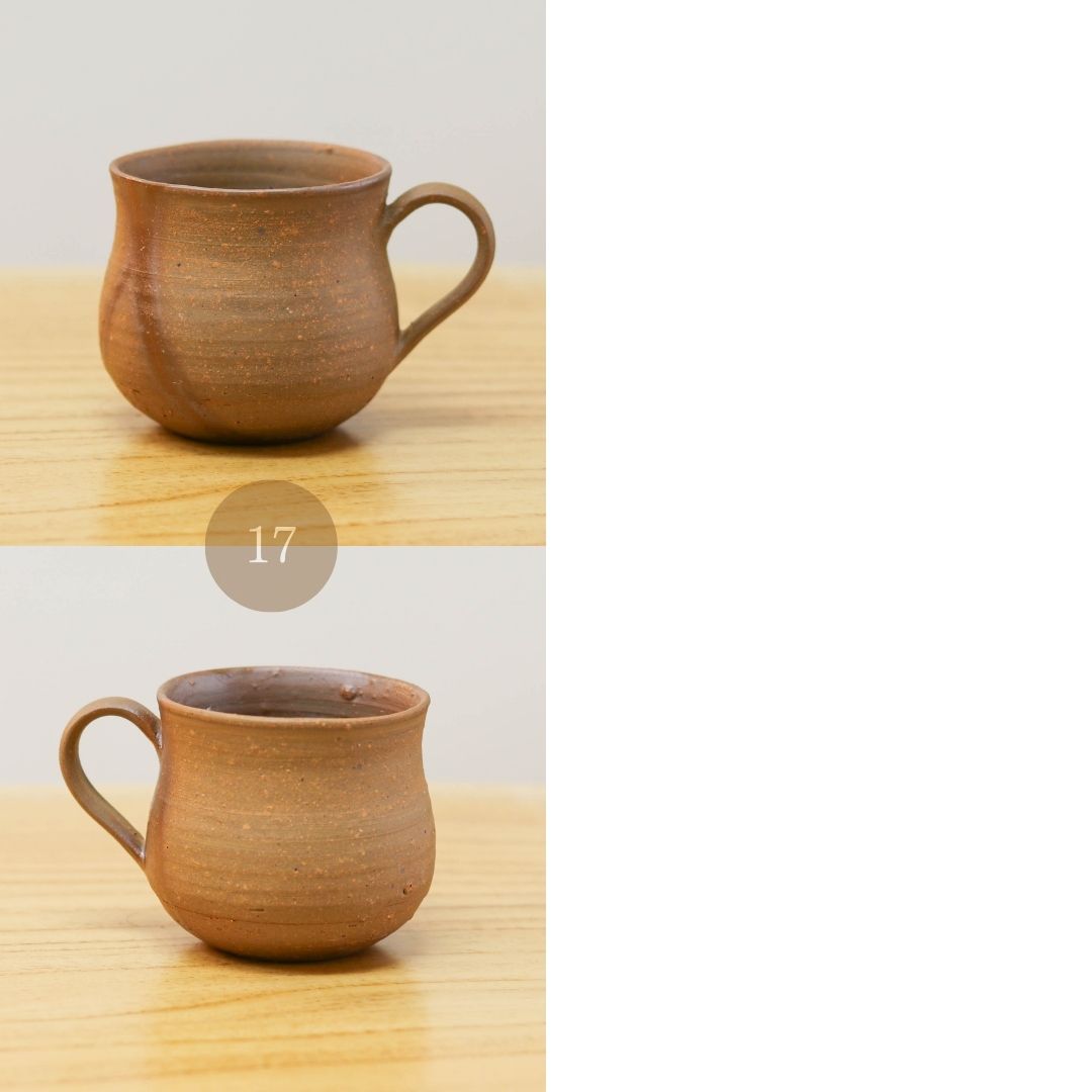 備前焼 | コーヒーカップ 1点もの | 緋襷 ひだすぎ | 森一朗
