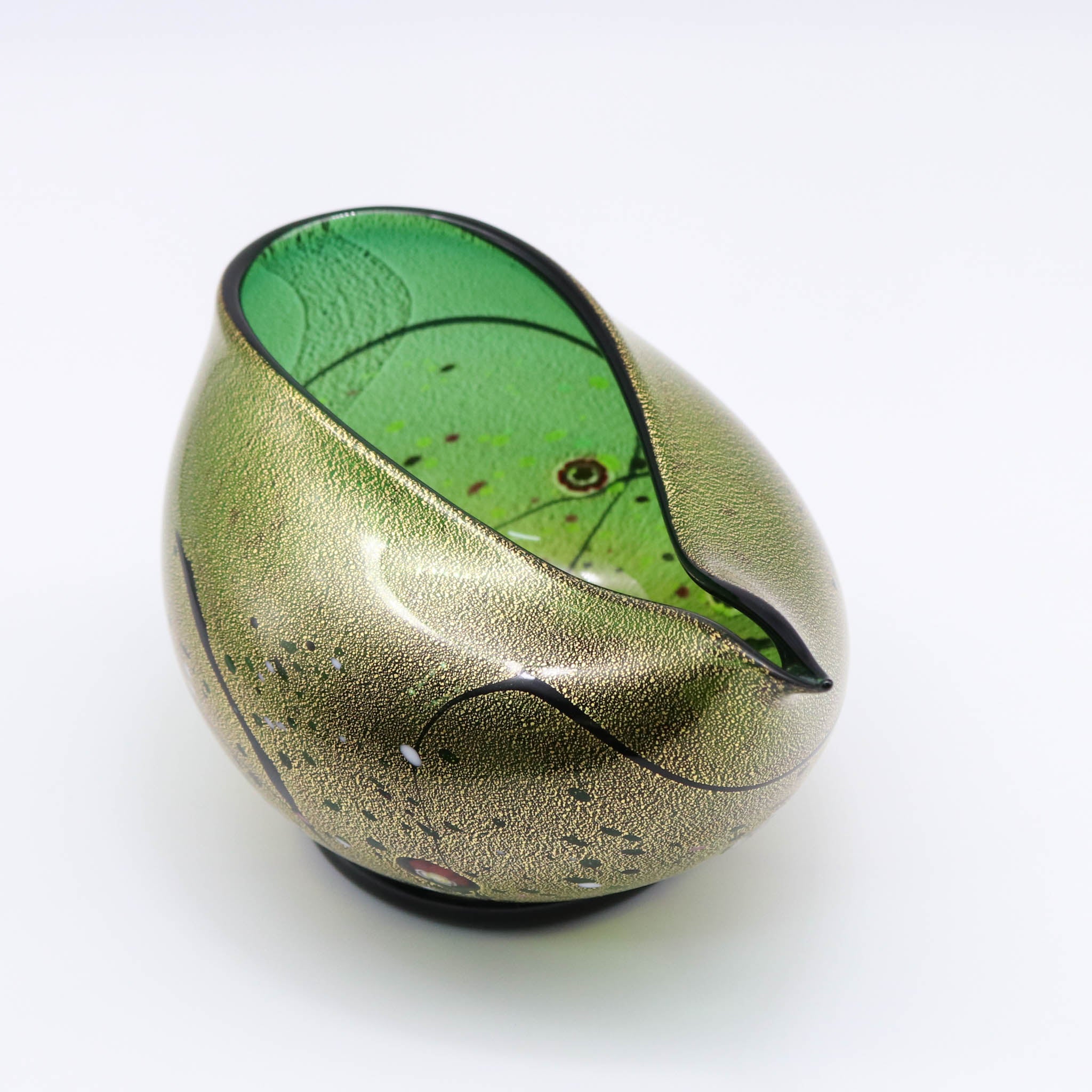 綾ガラス セット片口 | 光琳 珀 | トルコグリーン | グラスアート黒木