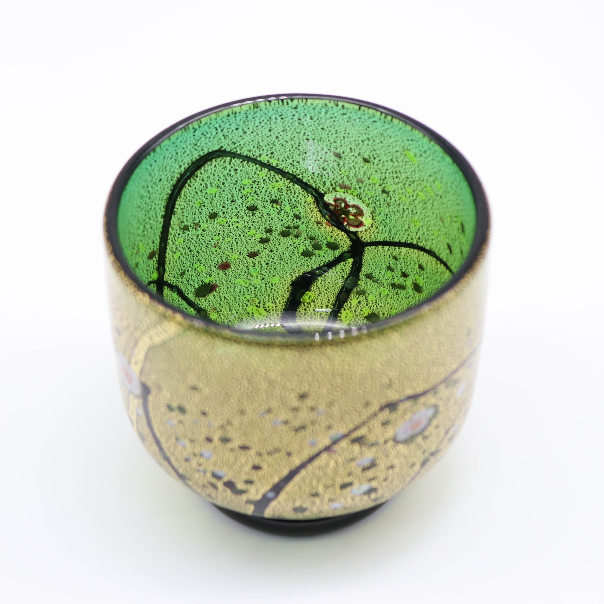 綾ガラス セット片口 | 光琳 珀 | トルコグリーン | グラスアート黒木