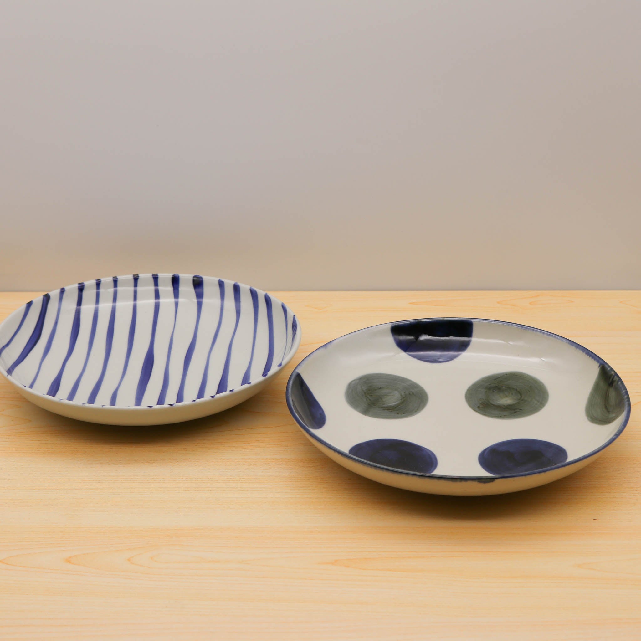 呉須染 大皿 | 呉須 巻赤花 | KIHARA