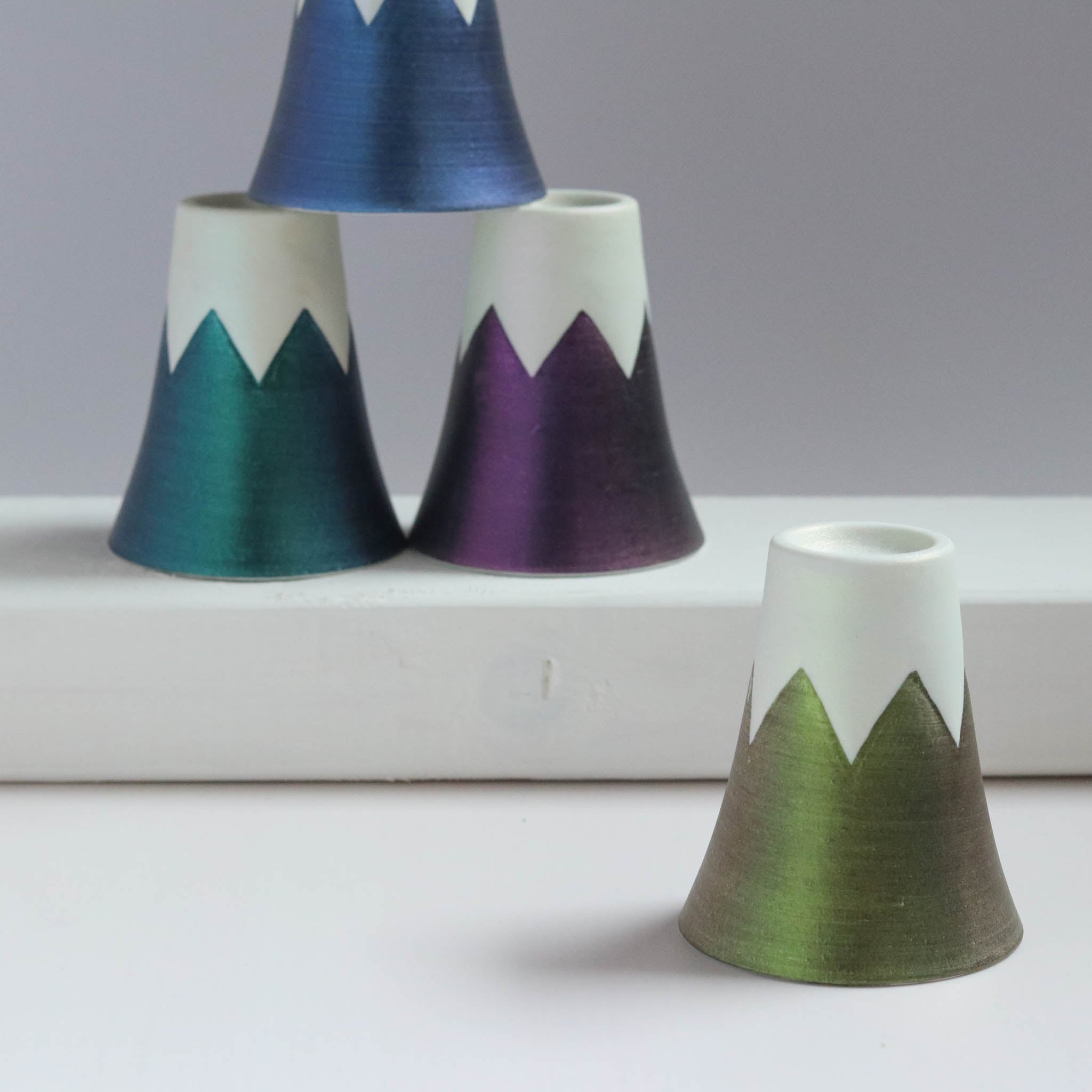 有田焼 | 富士山 ショットグラス | Green | 金照堂