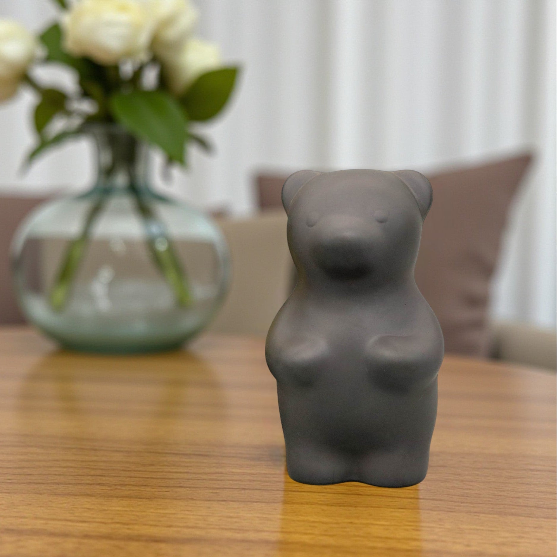 有田焼 置物 | momoco bear | sumi black