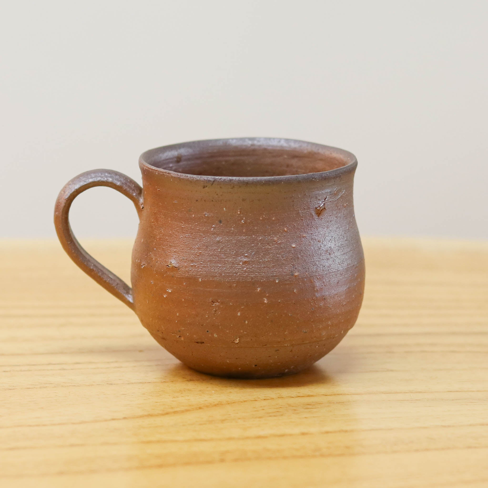 備前焼 | コーヒーカップ1点もの | 紫蘇 | 森一朗
