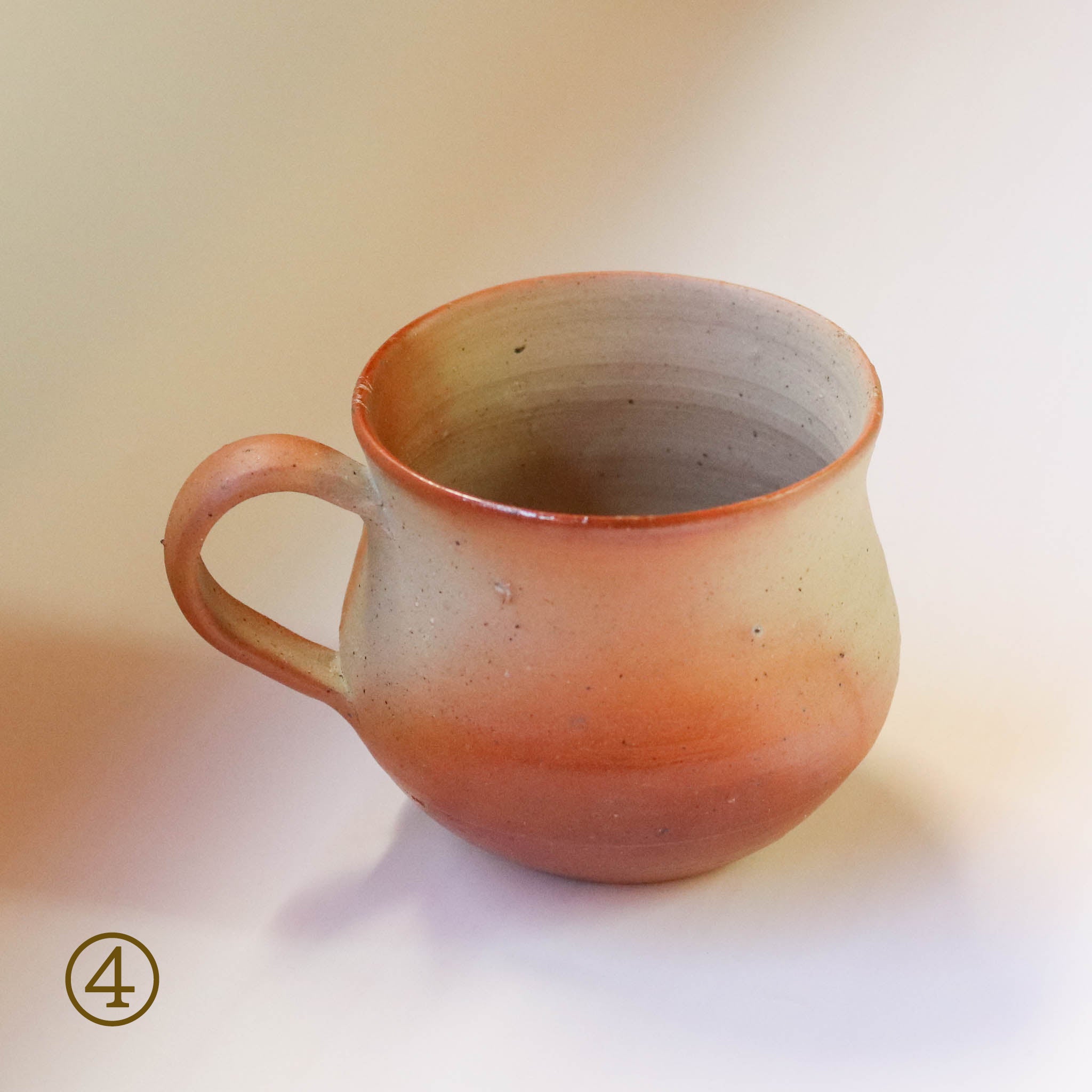 備前焼 | コーヒーカップ 1点もの | 緋襷 ひだすき | 森一朗