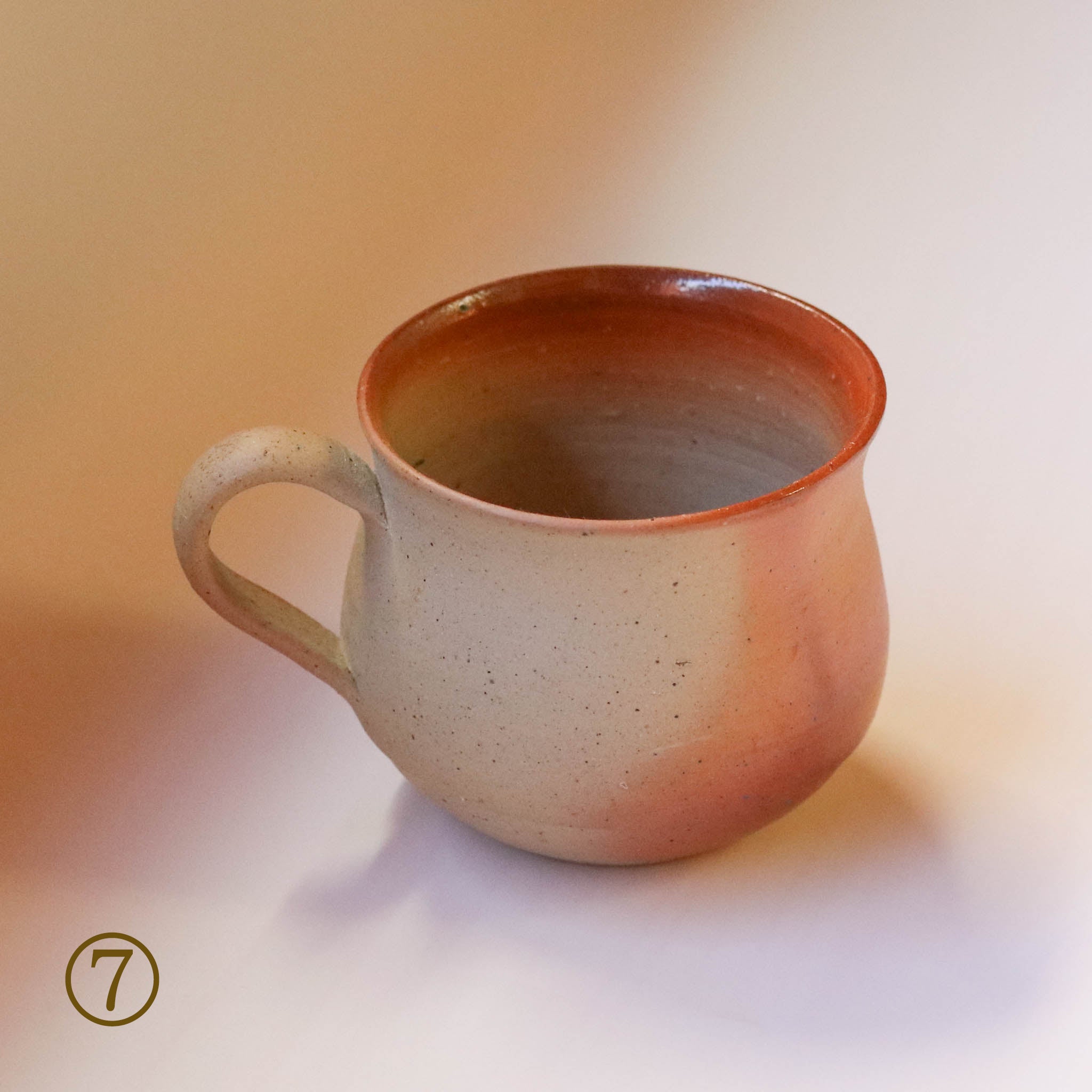 備前焼 | コーヒーカップ 1点もの | 緋襷 ひだすき | 森一朗