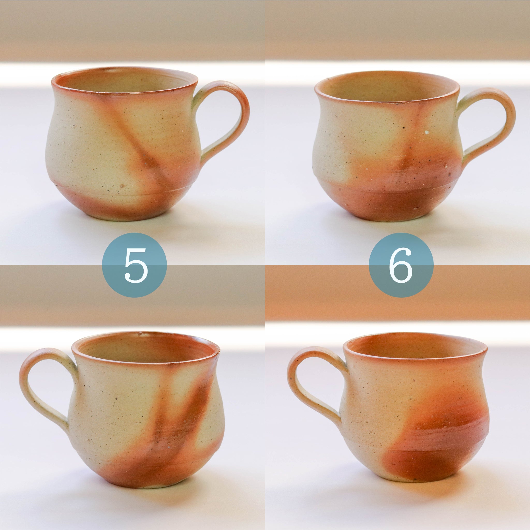 備前焼 | コーヒーカップ 1点もの | 緋襷 ひだすき | 森一朗