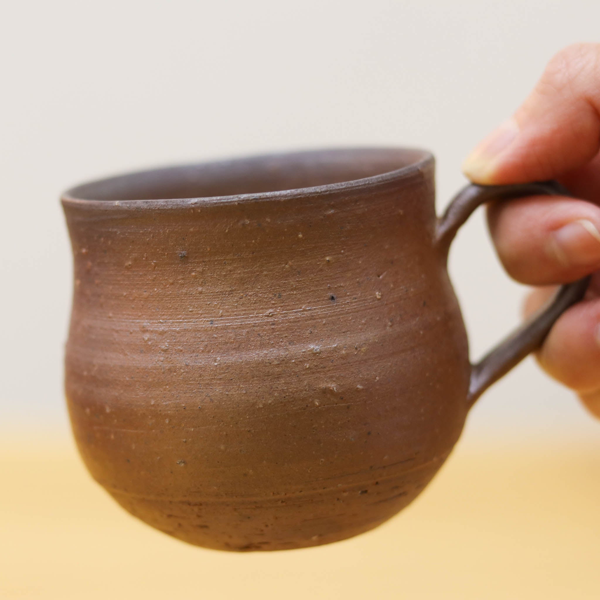 備前焼 | コーヒーカップ1点もの | 紫蘇 | 森一朗