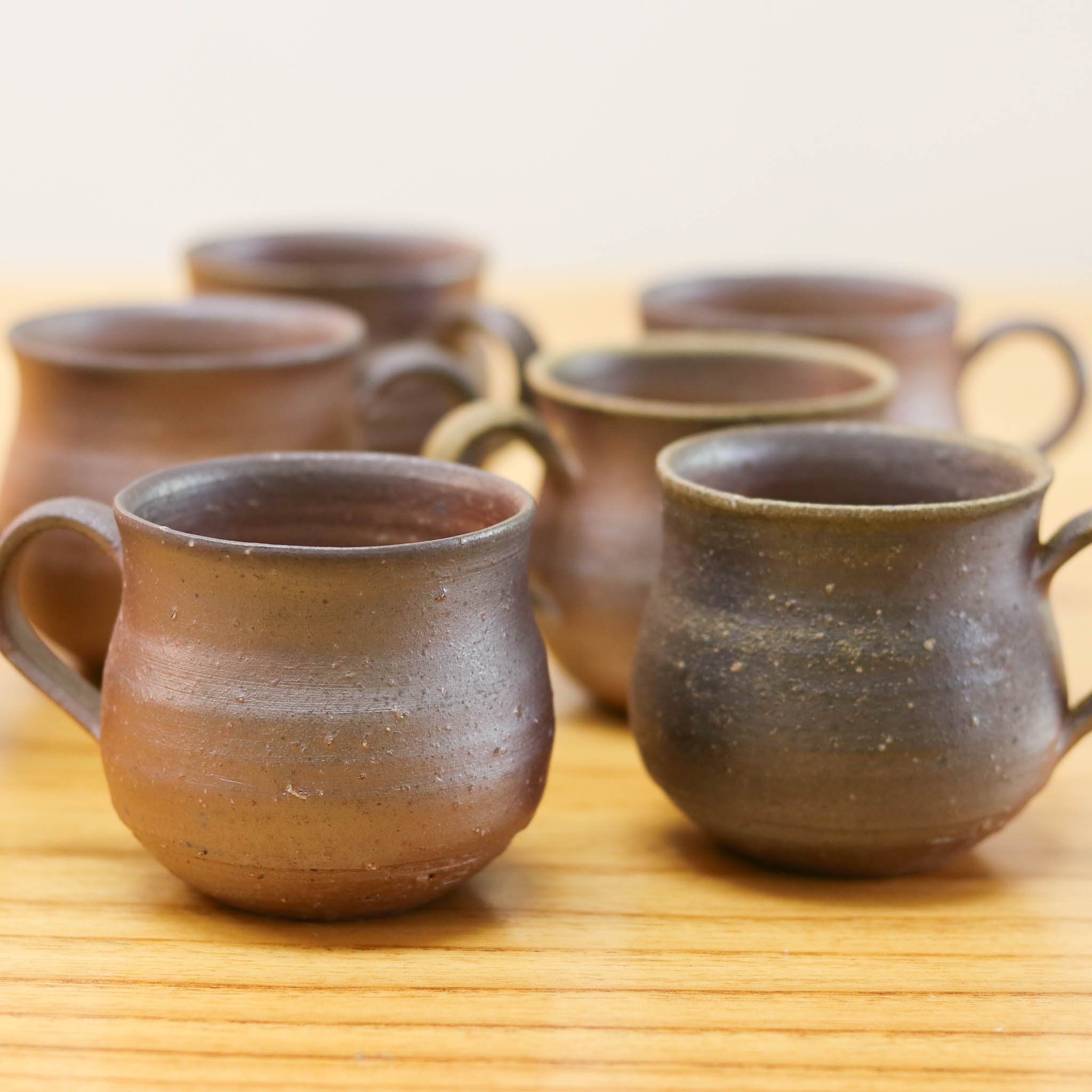 備前焼 | コーヒーカップ1点もの | 紫蘇 | 森一朗