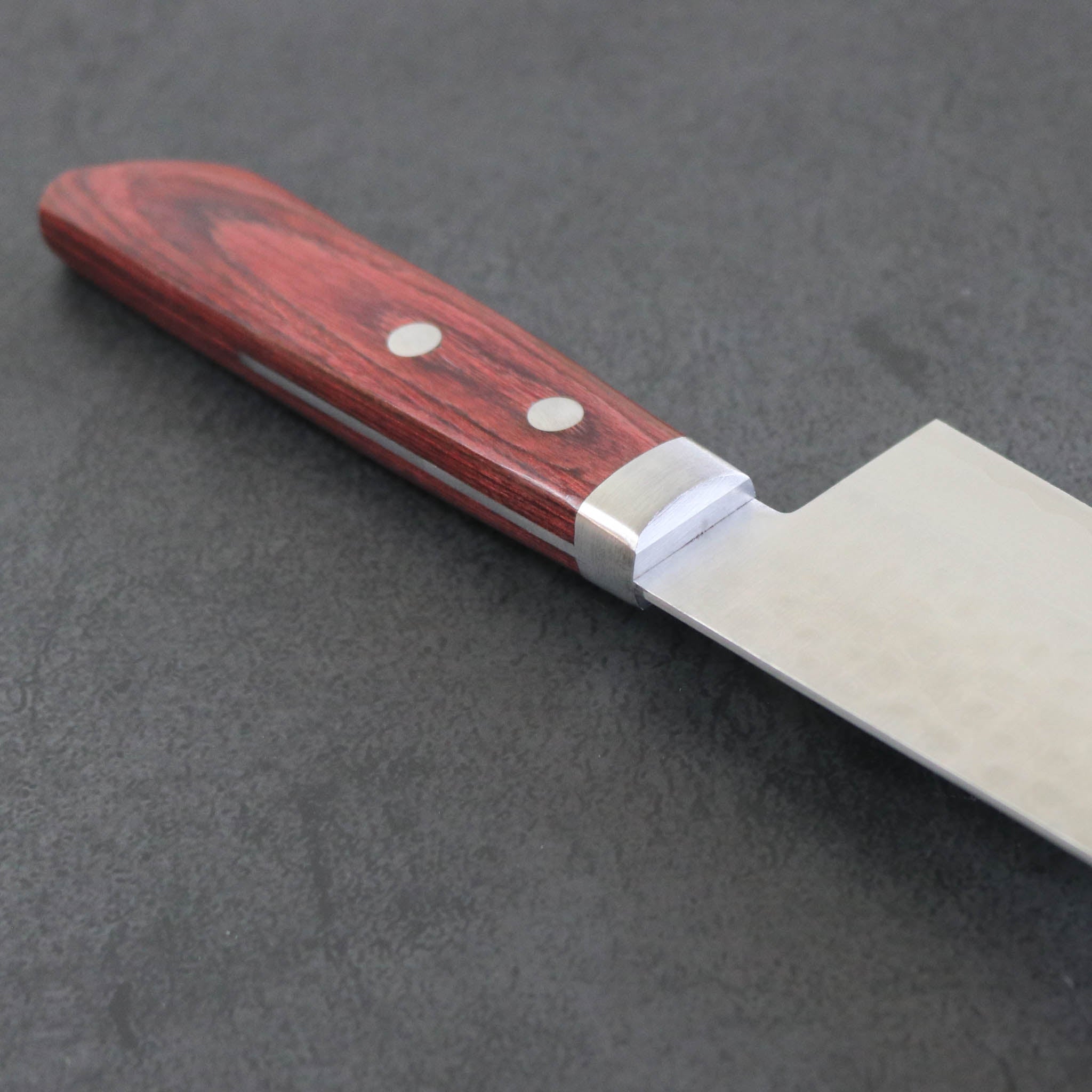 越前打刃物 包丁 | 刻流 | 三徳 赤 16.5cm 両刃