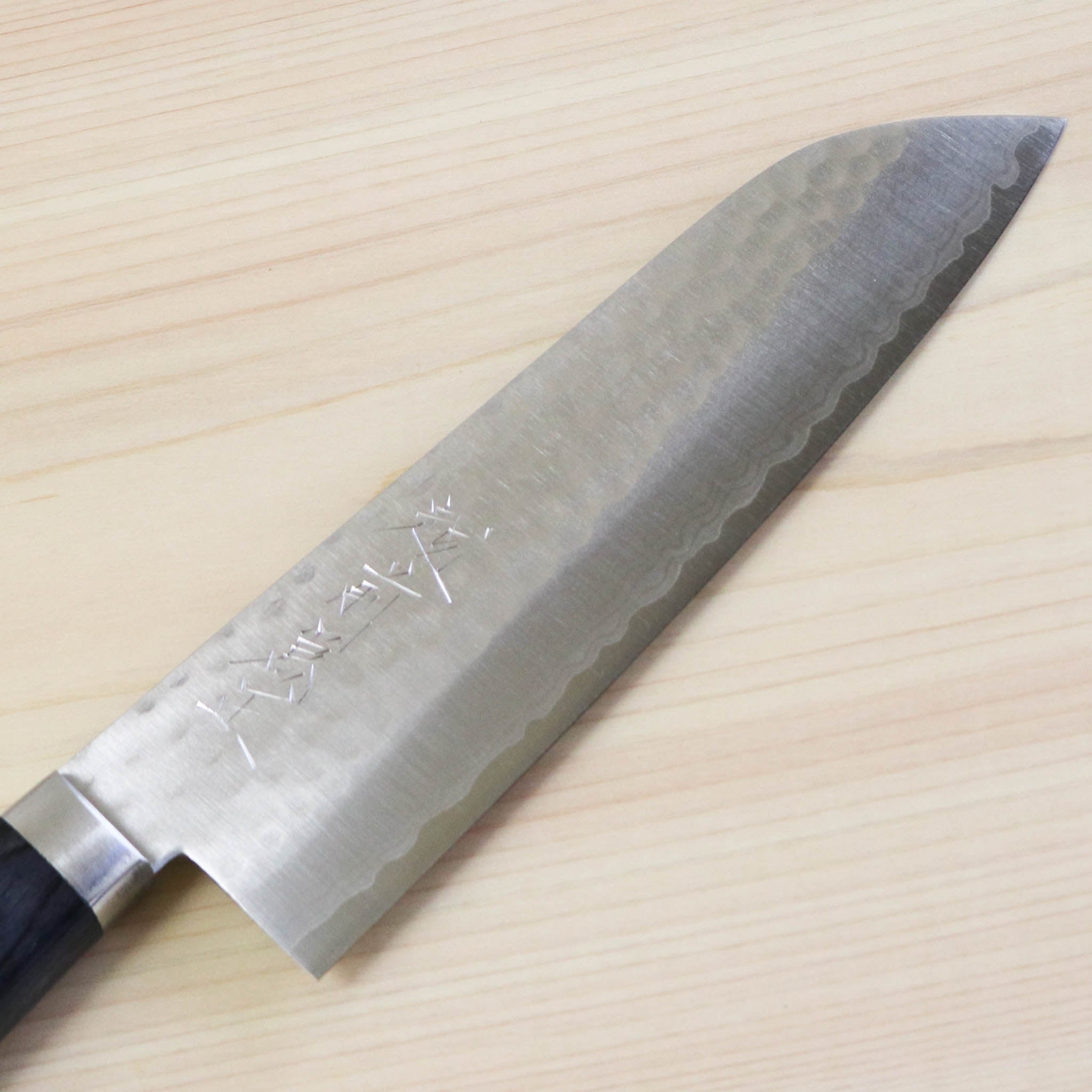 越前打刃物 包丁 | 刻流 | 三徳 青 16.5cm 両刃
