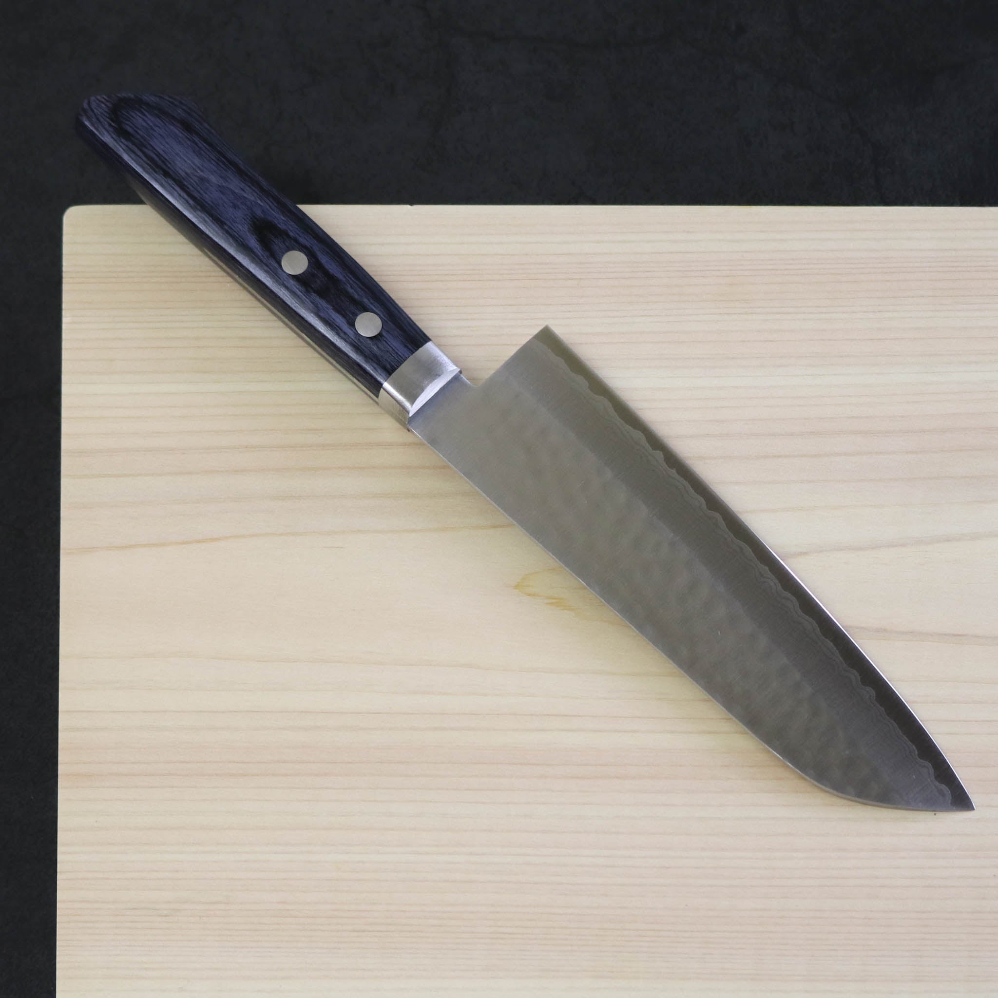 越前打刃物 包丁 | 刻流 | 三徳 青 16.5cm 両刃