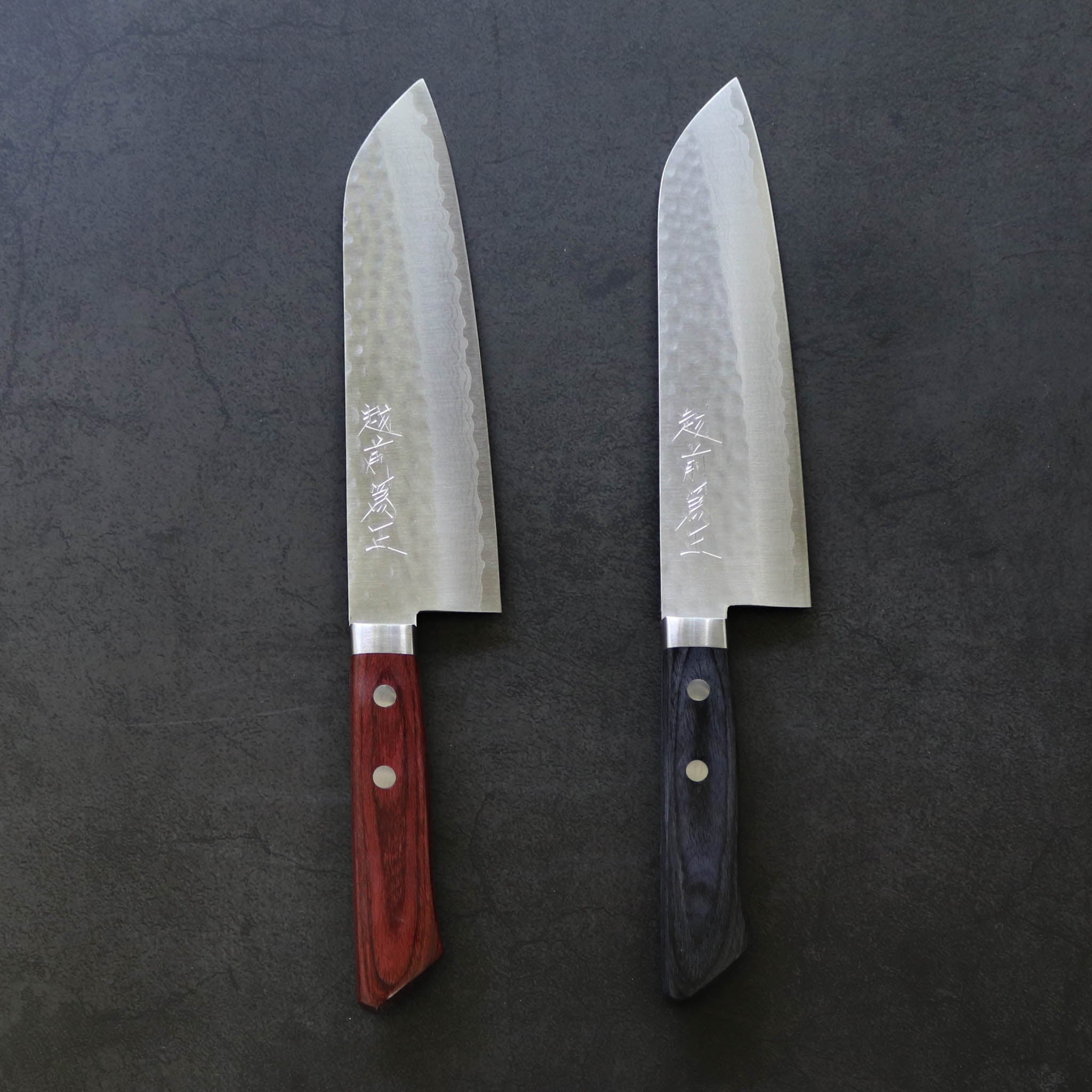 越前打刃物 包丁 | 刻流 | 三徳 青 16.5cm 両刃