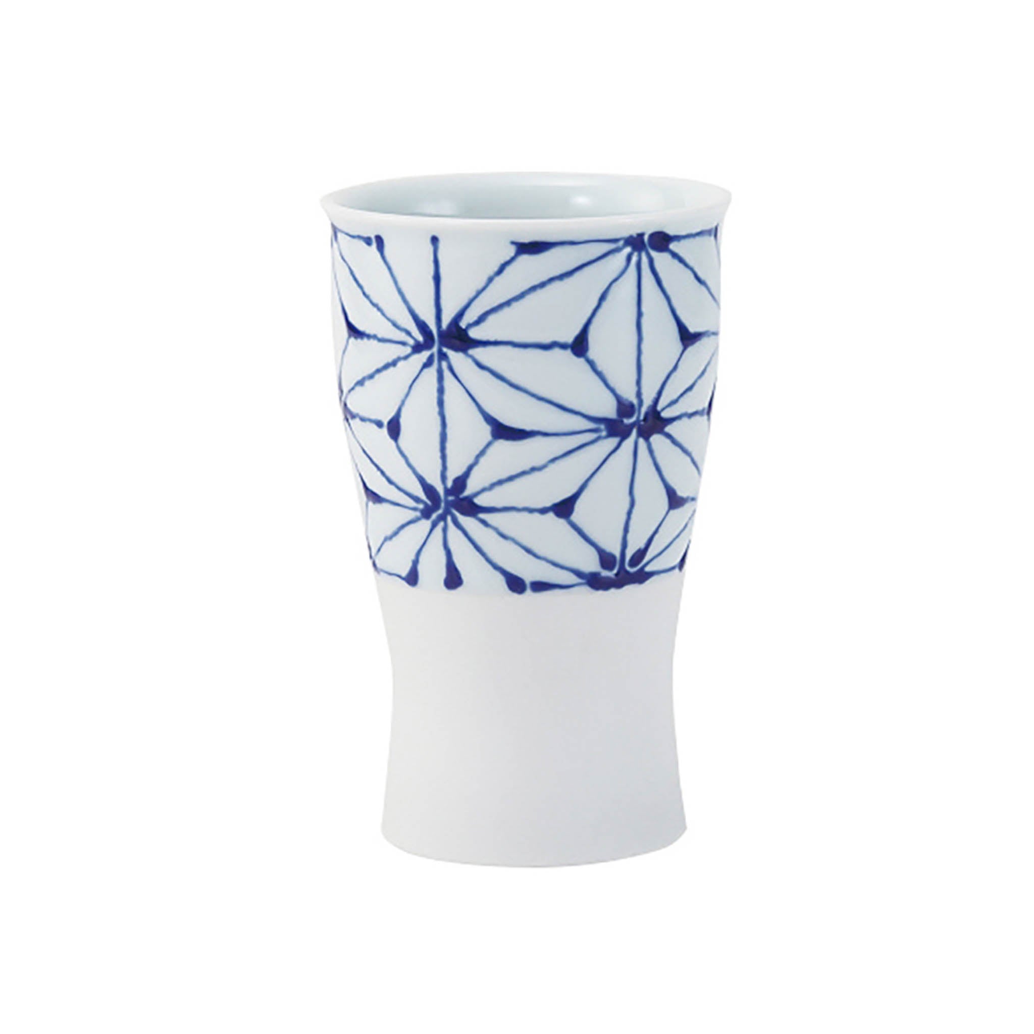 波佐見焼 カップ | 麻の葉 | 青 | 西海陶器