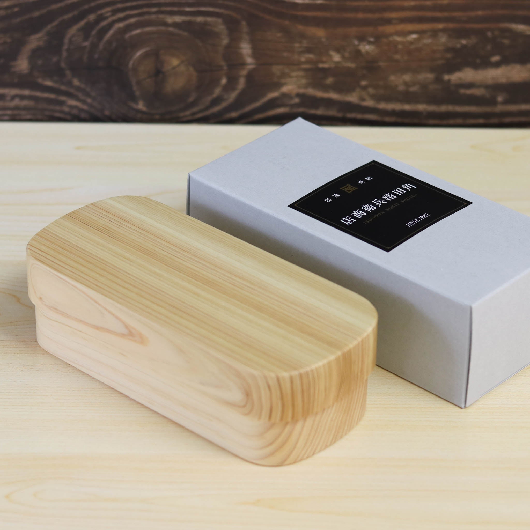 紀州漆器 | 紀州桧弁当箱セット(ナチュラル)