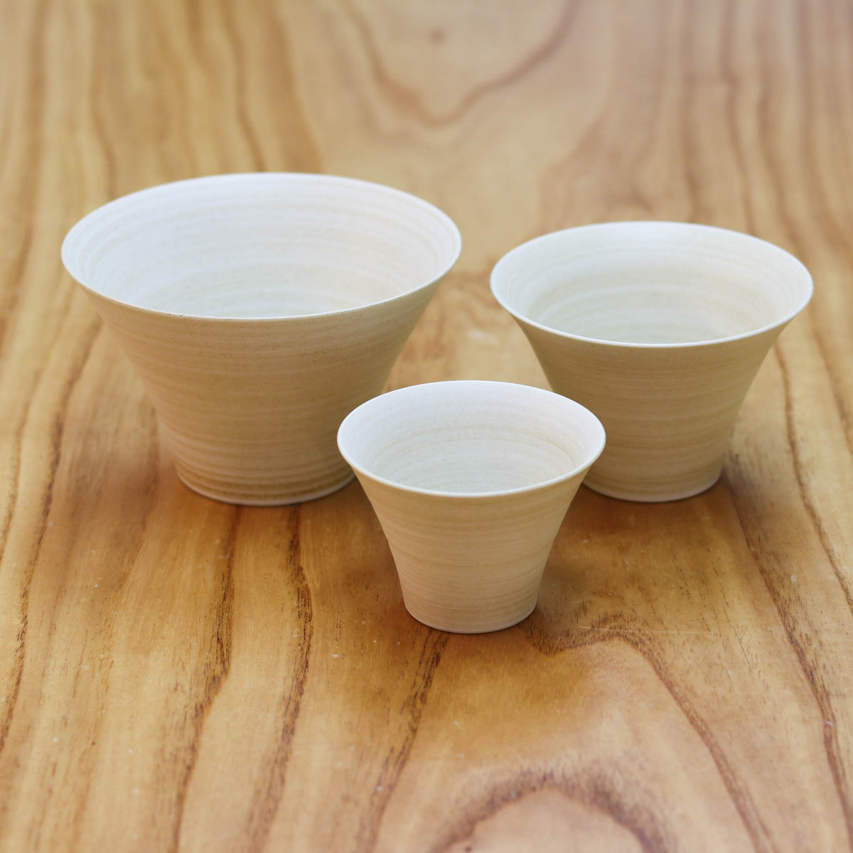波佐見焼 お碗 | いれこ碗 | シャビーブラウン 3枚セット | 浜陶