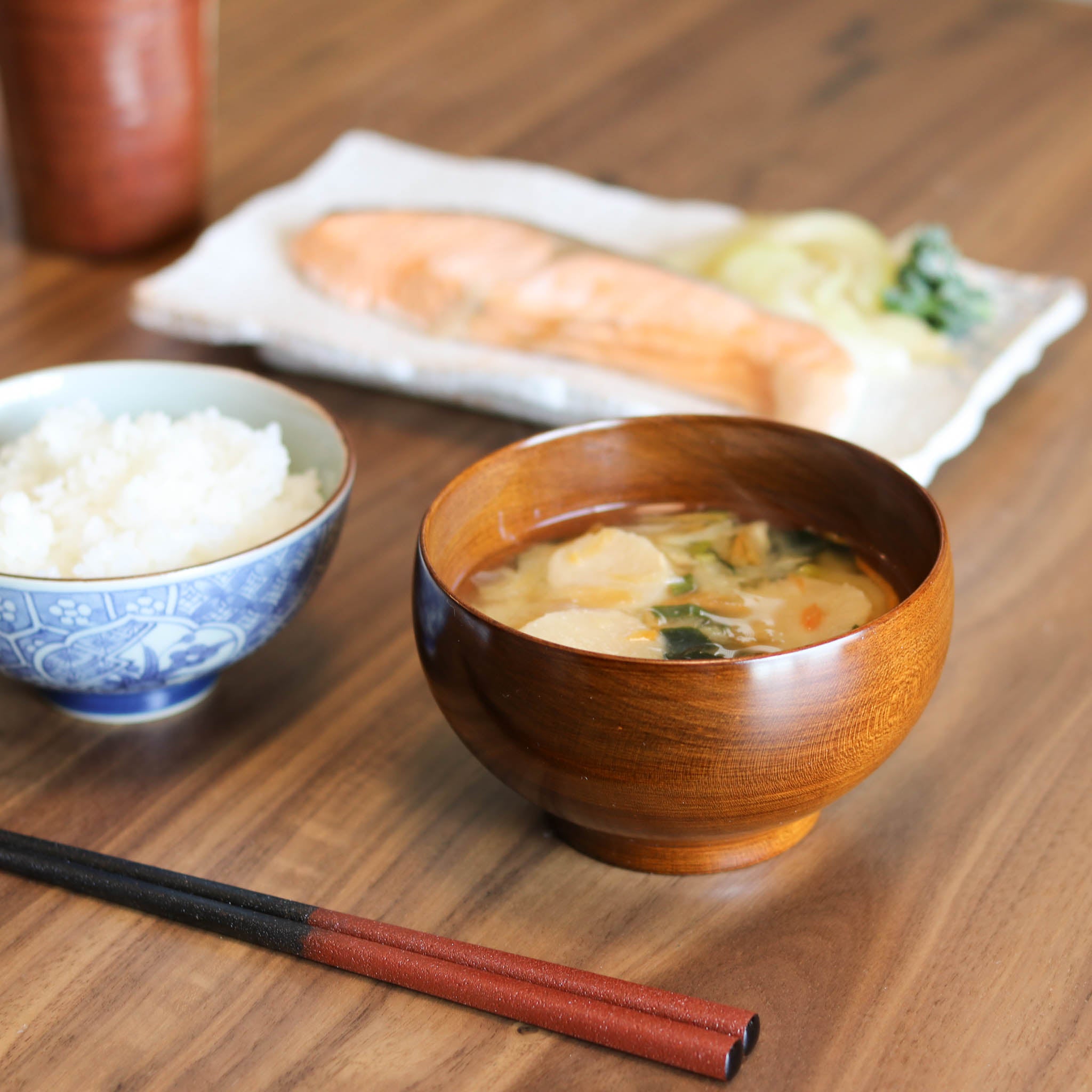 小田原漆器 お椀 | めいぼく椀 中 | 漆 さくら | 薗部産業