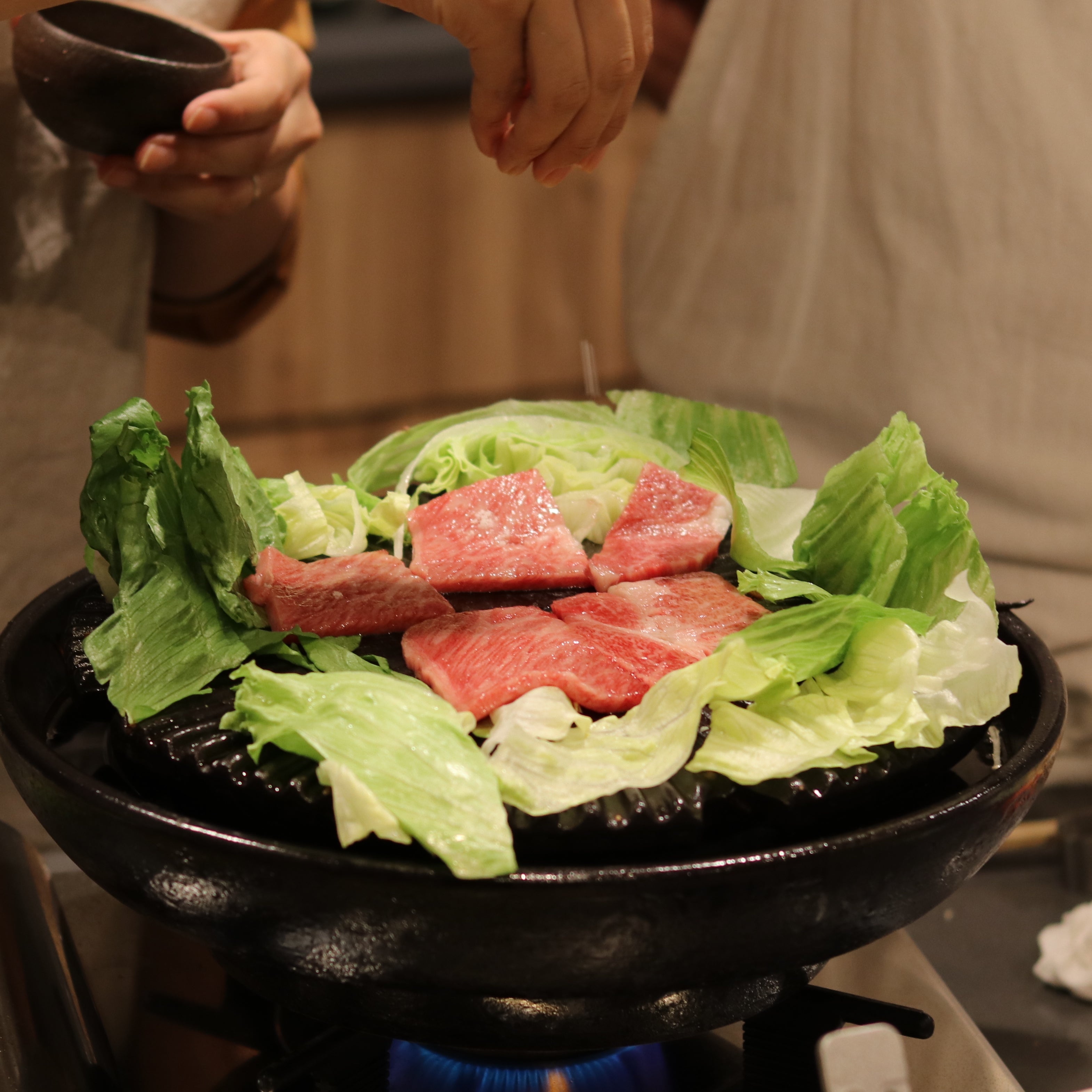 伊賀焼 卓上グリル | 微煙陶炉 やきやきさん |  大 / 小 | 長谷園