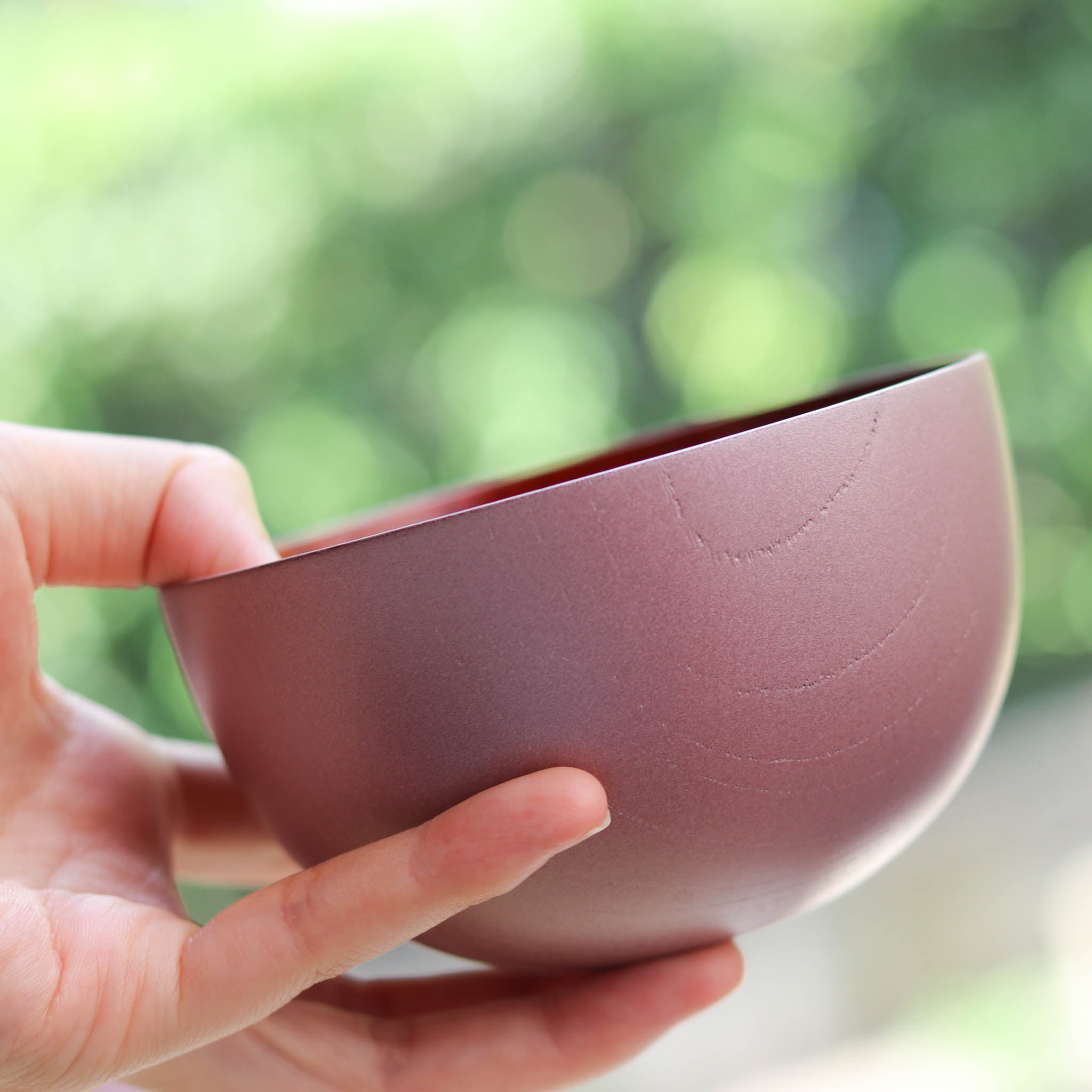 山中漆器 お椀 | うつろいボウル | シルキーピンク あかね | 浅田漆器工芸