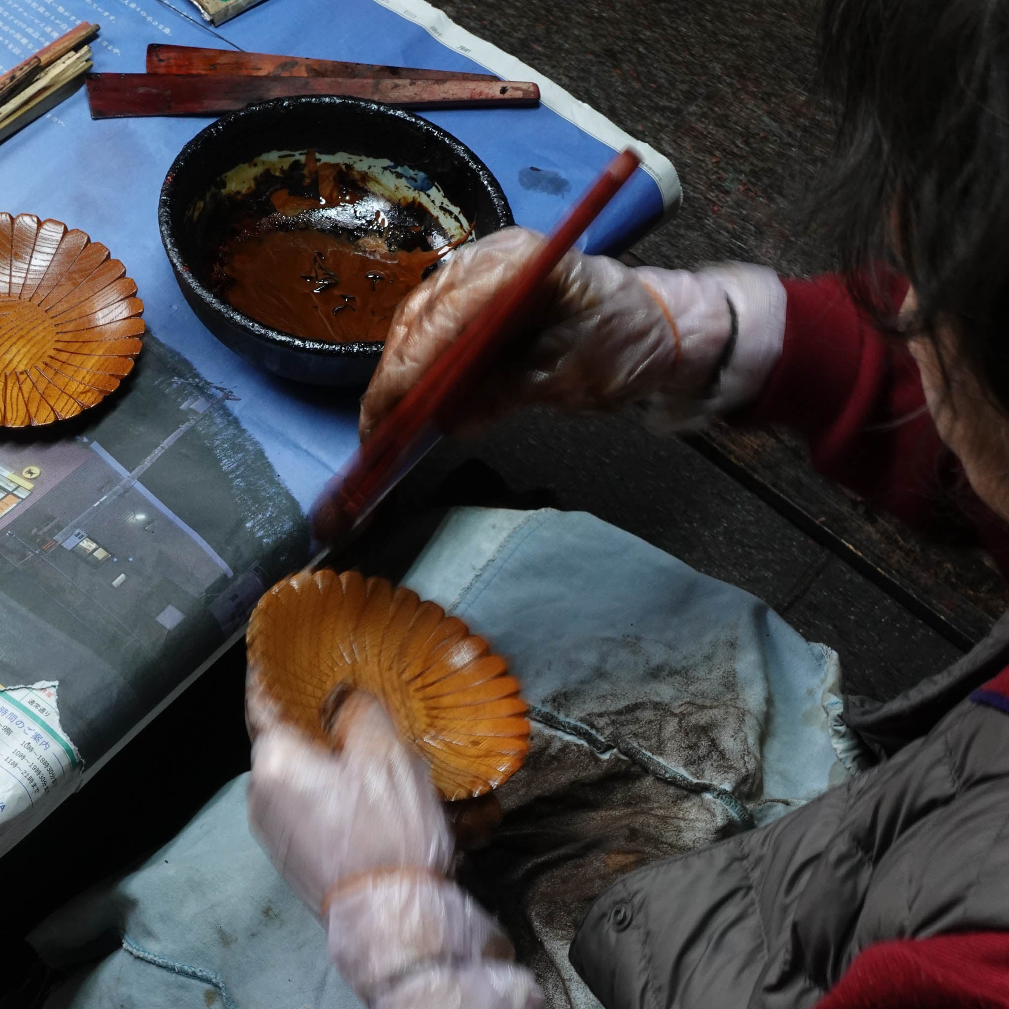 山中漆器 離乳食食器 | KIKKI-Bowl 2点セット | ときはピンク | KIKKI