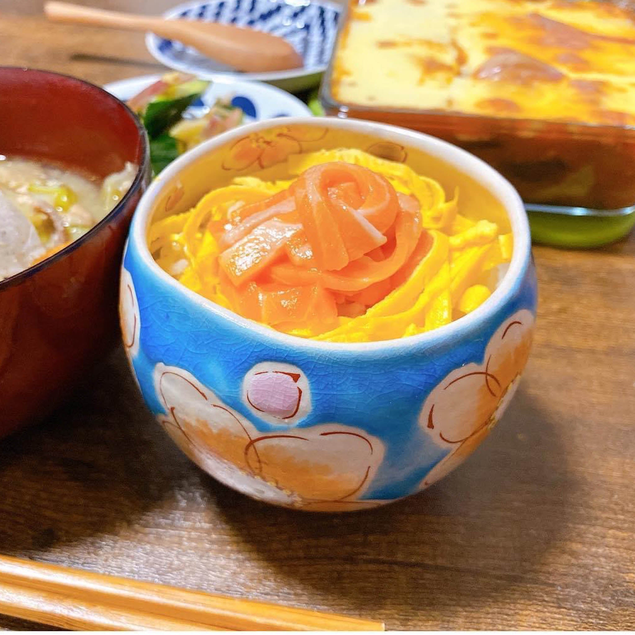 九谷焼 | いっぷく碗 | トルコ花うらら | 虚空蔵窯