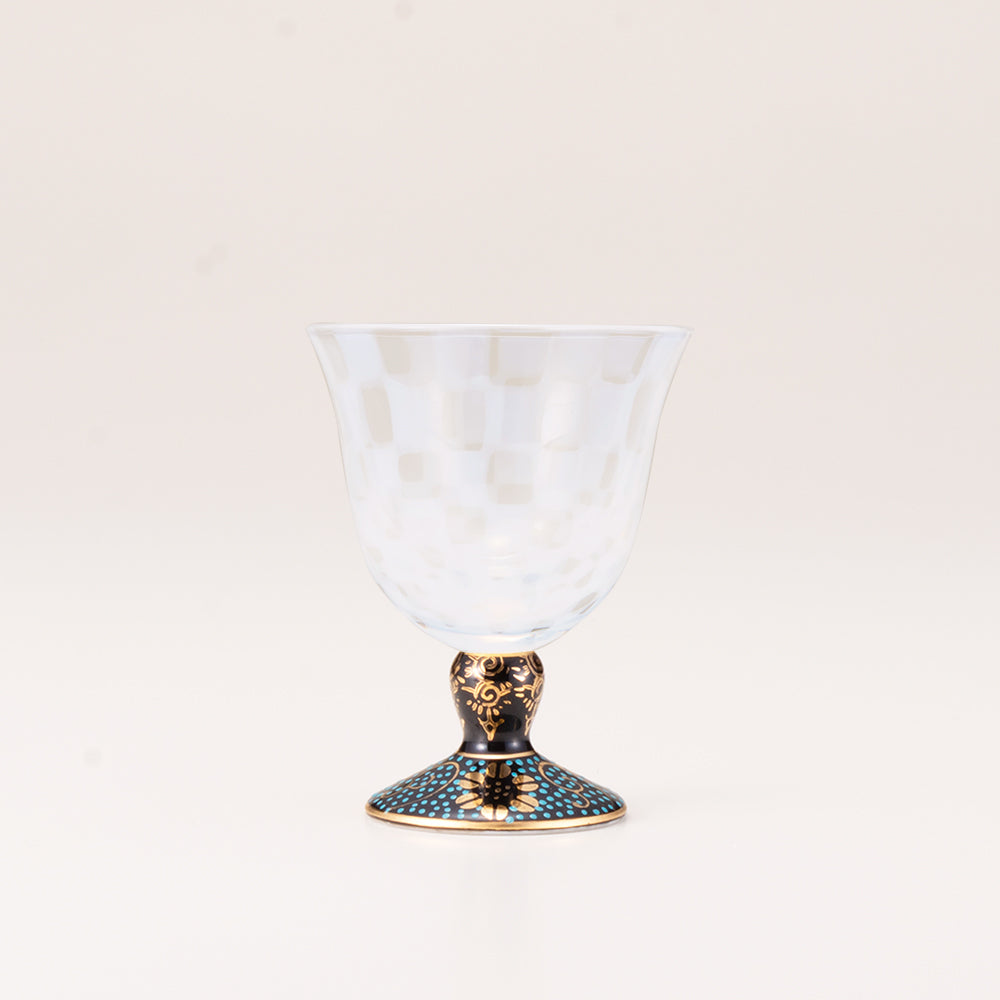 九谷和グラス | 冷酒オパール | オパール | 選べる台座6種 | 清峰堂