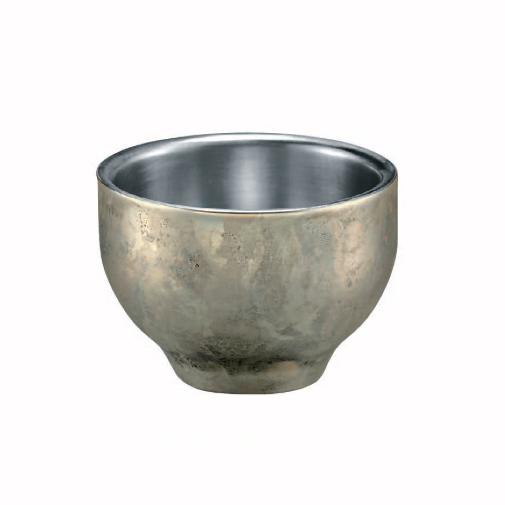 二重ぐい呑み | 折燕ORI-EN | ANTIQUE SILVER | アルチザン