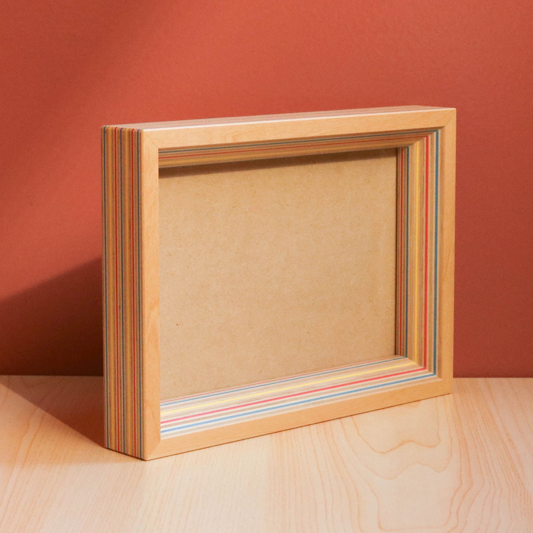 木工品 フォトフレーム | PW frame S3 | red/blue/yellow | PLYWOOD laboratory