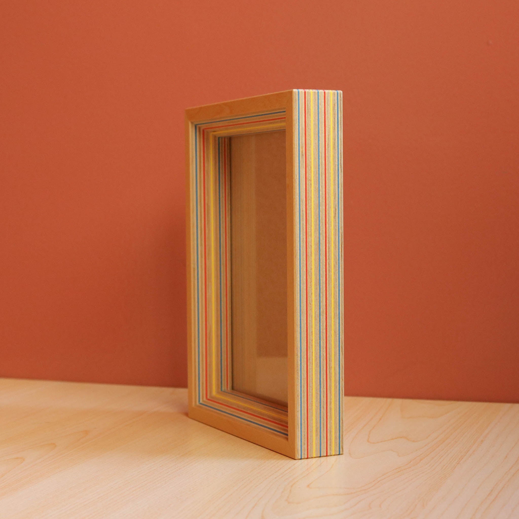 木工品 フォトフレーム | PW frame S3 | red/blue/yellow | PLYWOOD laboratory