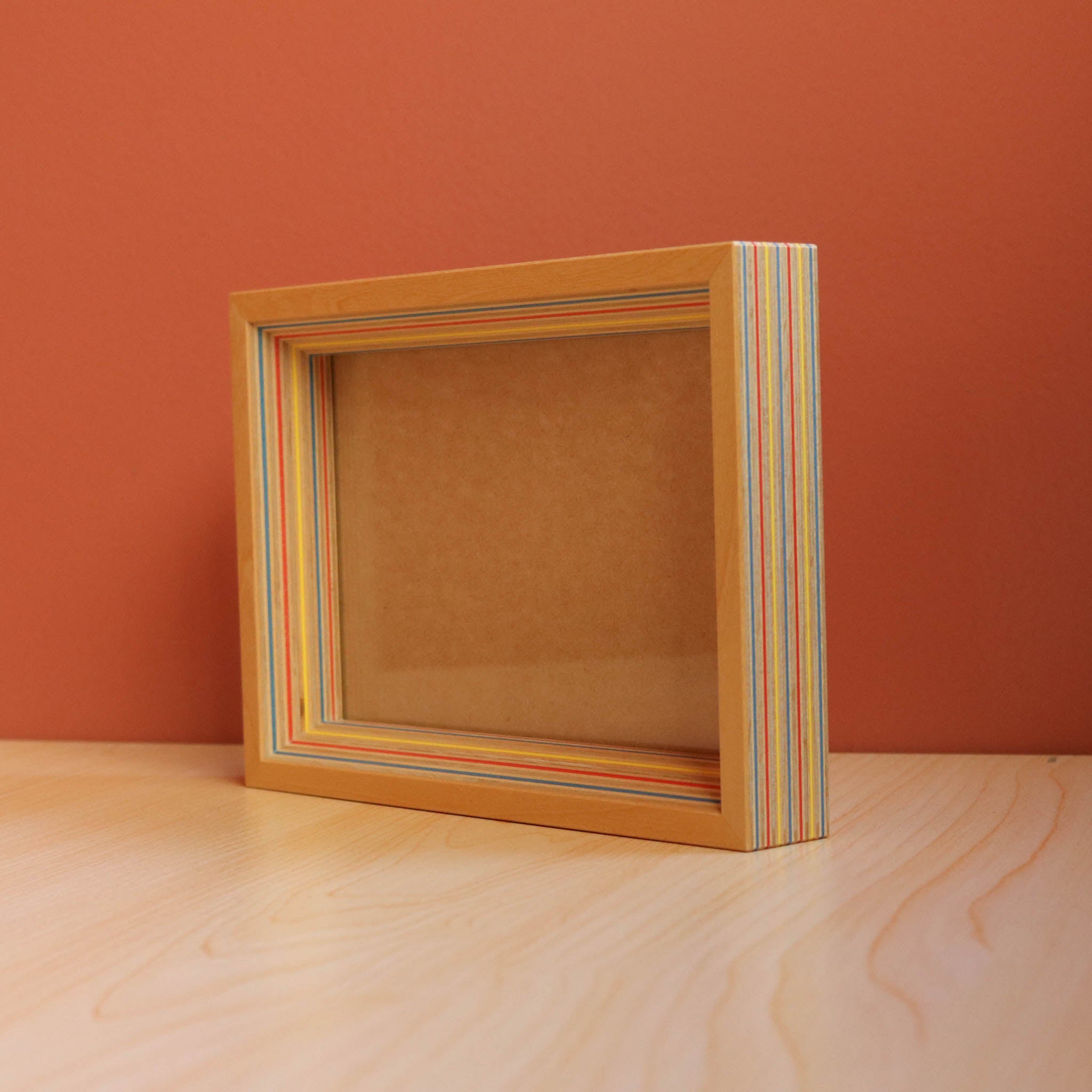 木工品 フォトフレーム | PW frame S3 | red/blue/yellow | PLYWOOD laboratory