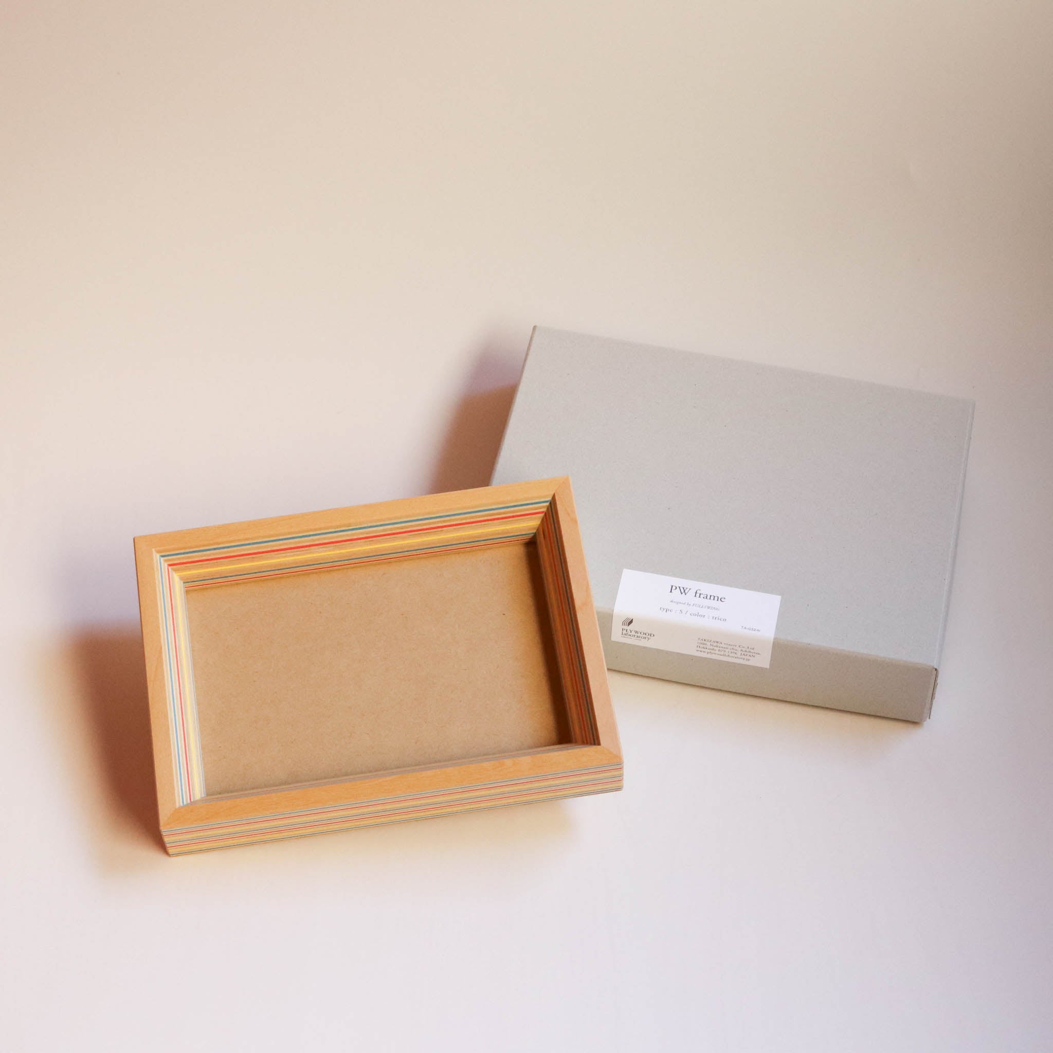 木工品 フォトフレーム | PW frame S3 | red/blue/yellow | PLYWOOD laboratory
