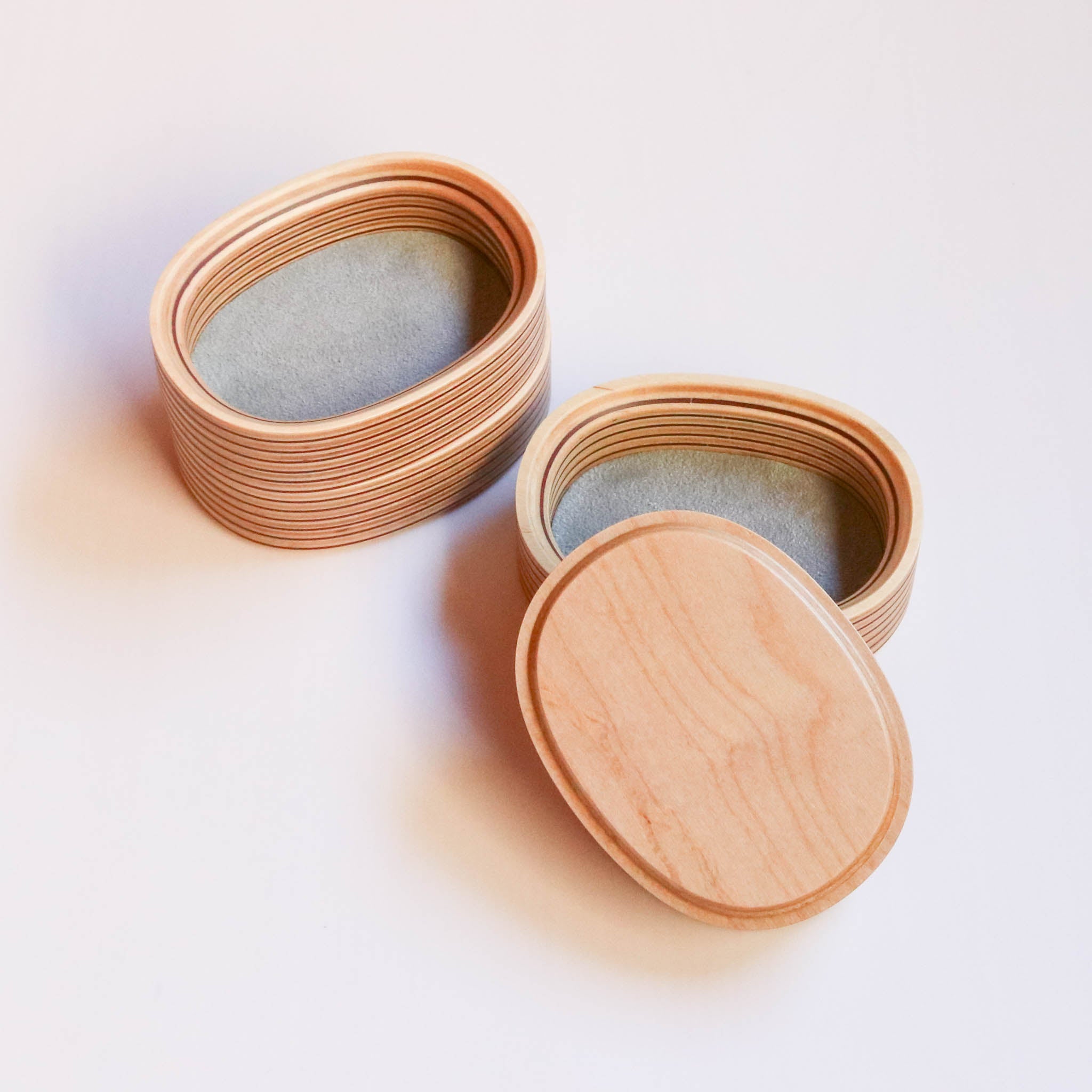木工品 トレー | tower - oval | bordeaux | PLYWOOD laboratory