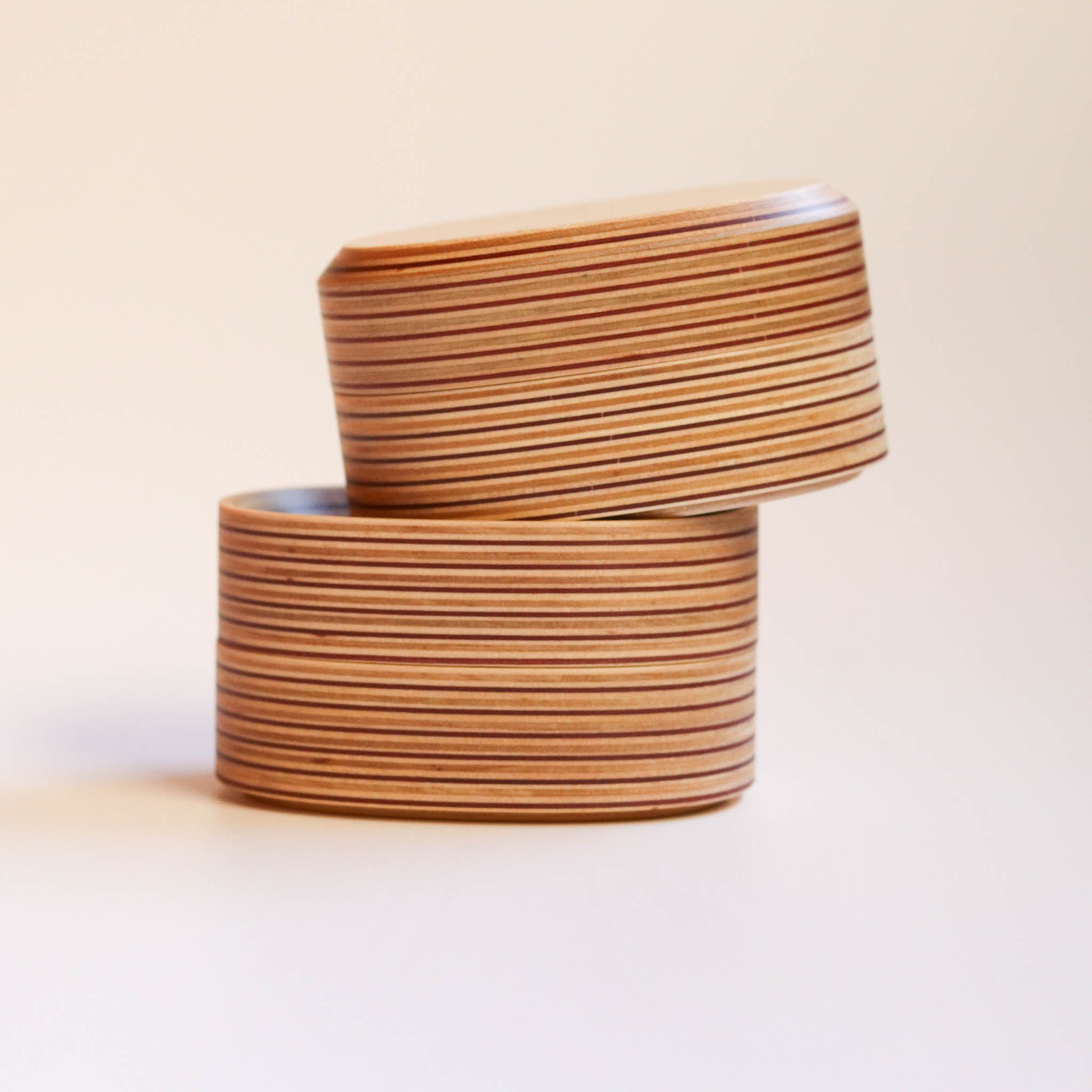 木工品 トレー | tower - oval | bordeaux | PLYWOOD laboratory