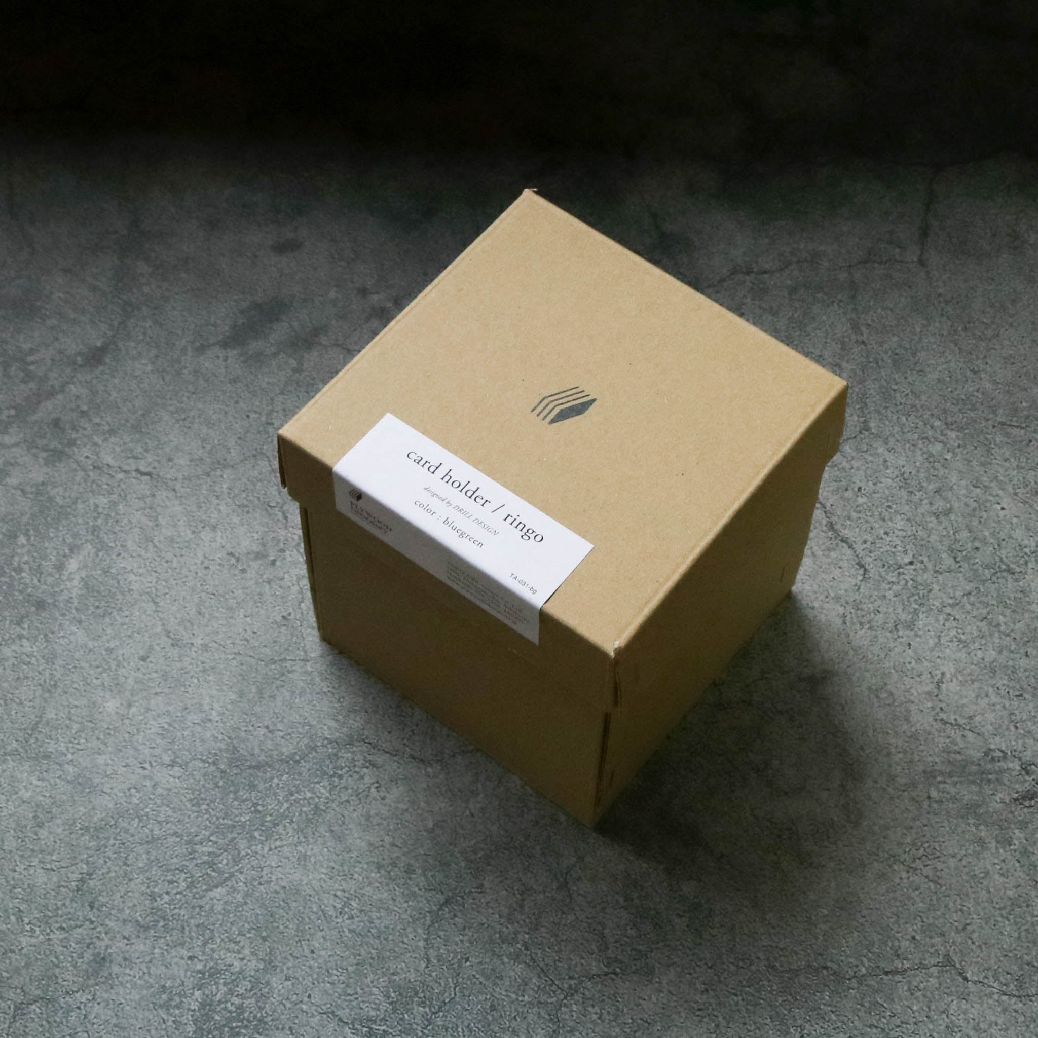 木工品 カードホルダー | ringo 1 | blue-green | PLYWOOD laboratory
