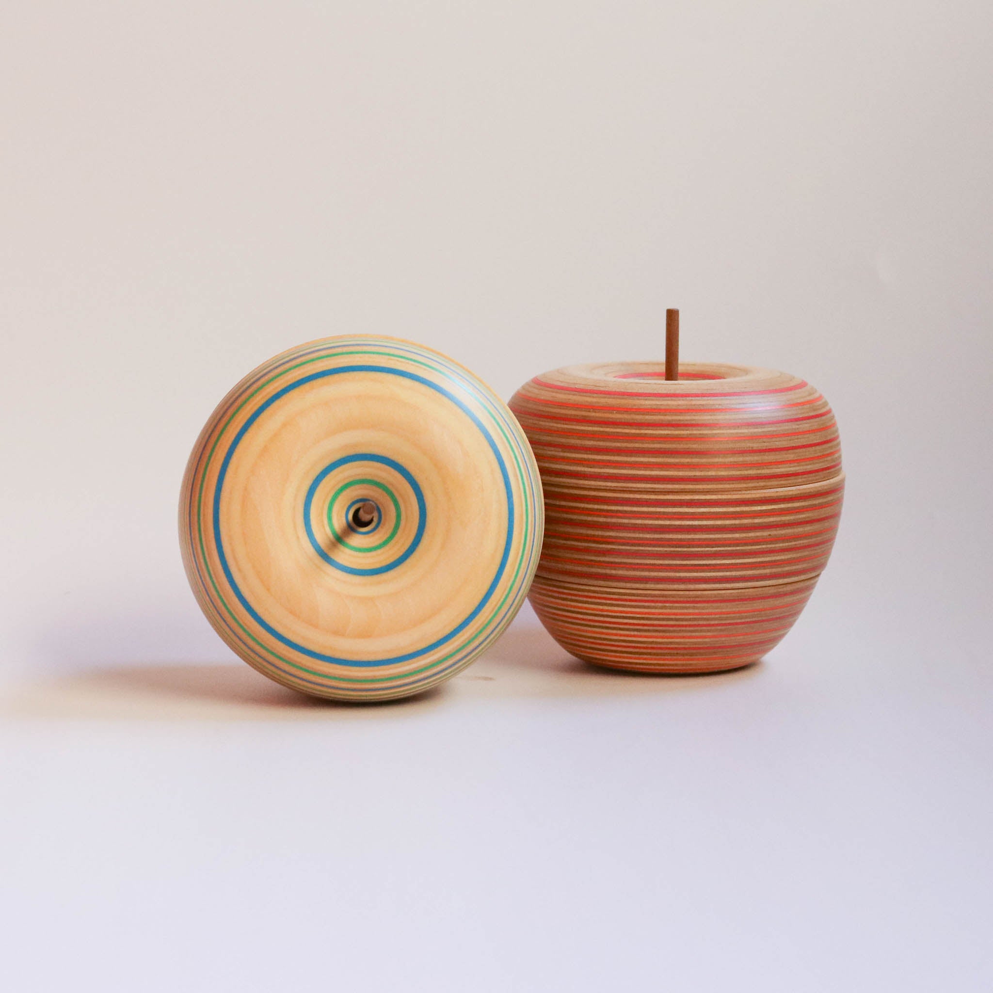 木工品 カードホルダー | ringo 1 | blue-green | PLYWOOD laboratory