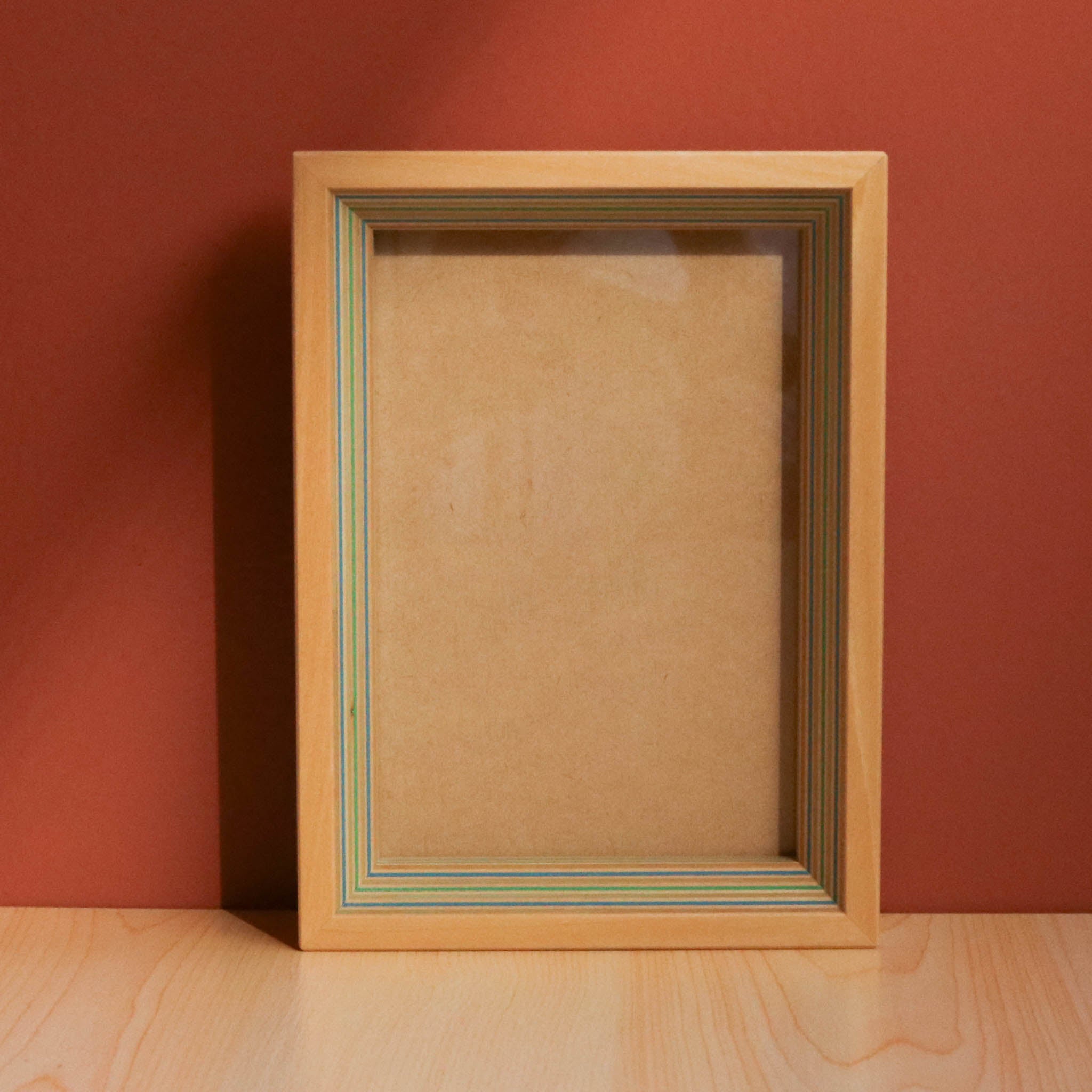 木工品 フォトフレーム | PW frame S1 | blue-green | PLYWOOD laboratory