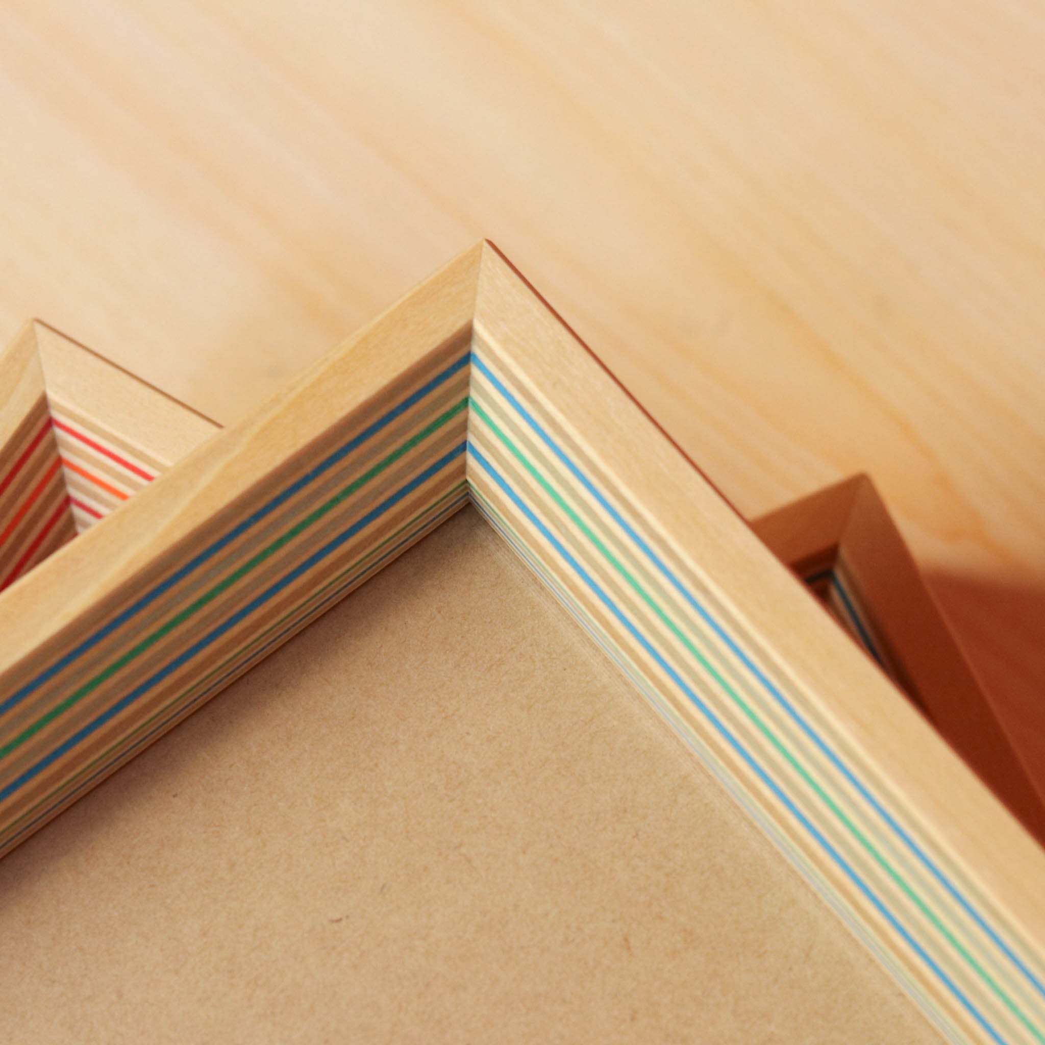 木工品 フォトフレーム | PW frame S1 | blue-green | PLYWOOD laboratory