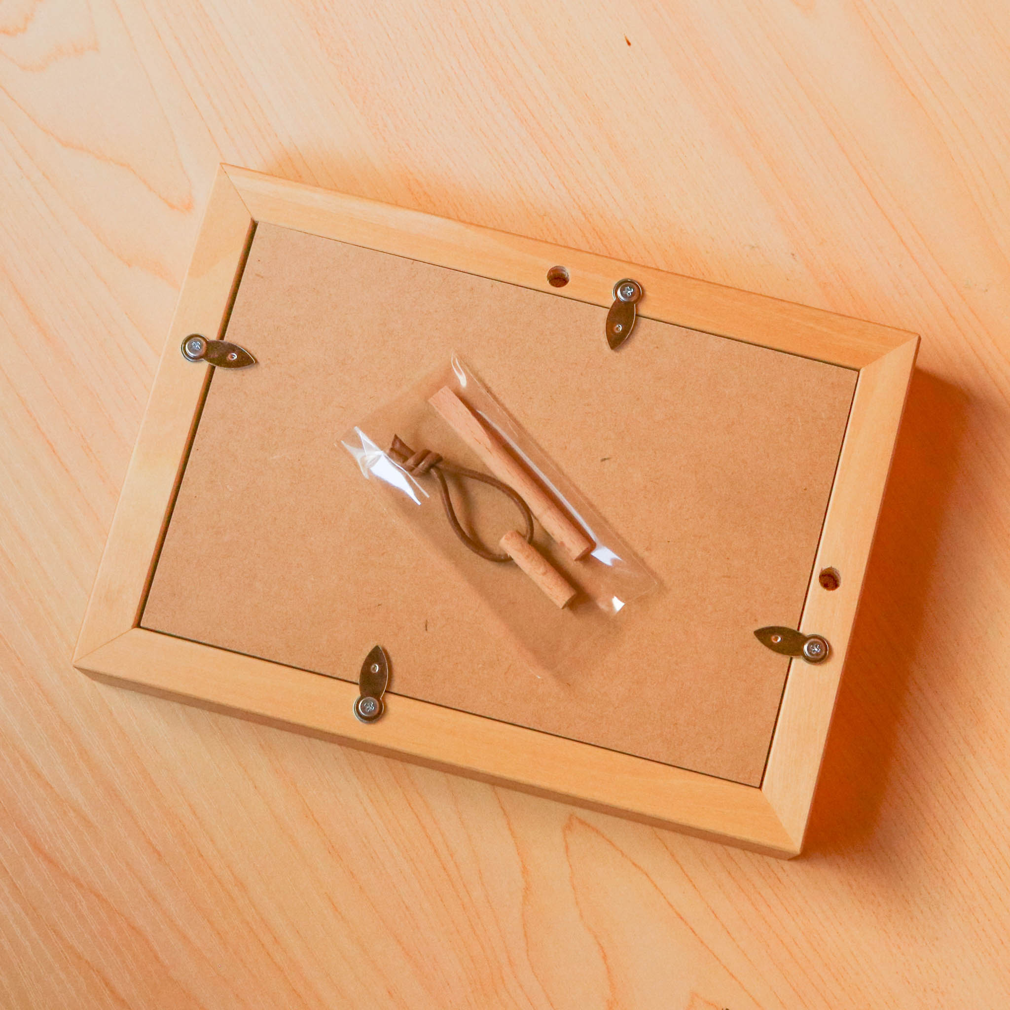 木工品 フォトフレーム | PW frame S2 | red-orange | PLYWOOD laboratory